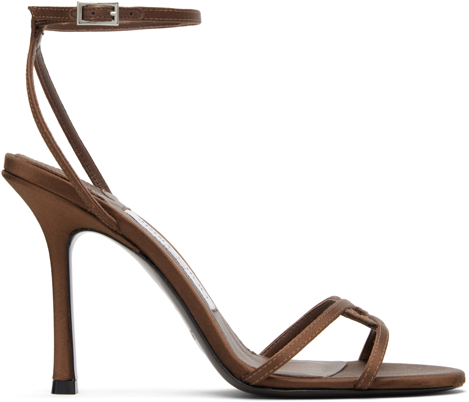 Jimmy Choo: Brown 1998 Leo 100 Heeled Sandals | SSENSE
