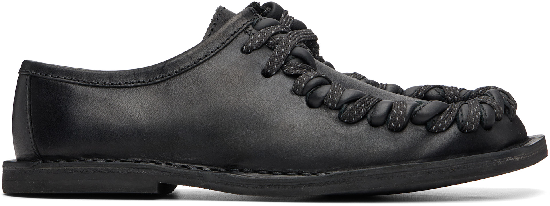 CAMPER LAB EKI レースアップシューズ CAMPERLAB: Black Eki Lace-Up Derbys | SSENSE