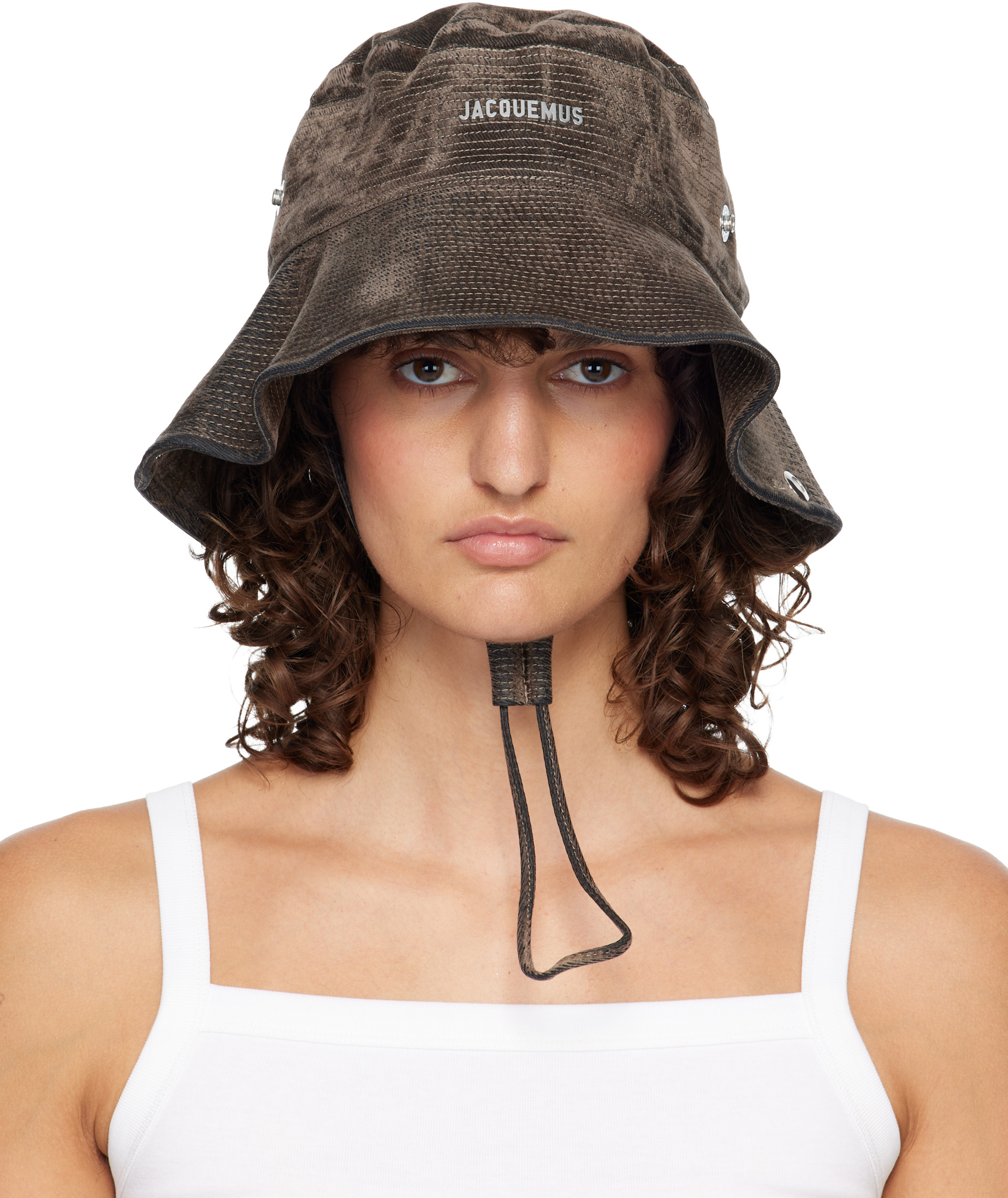 韓国 aeae デニム 帽子 SAFARI BUCKET HAT 今期の通販