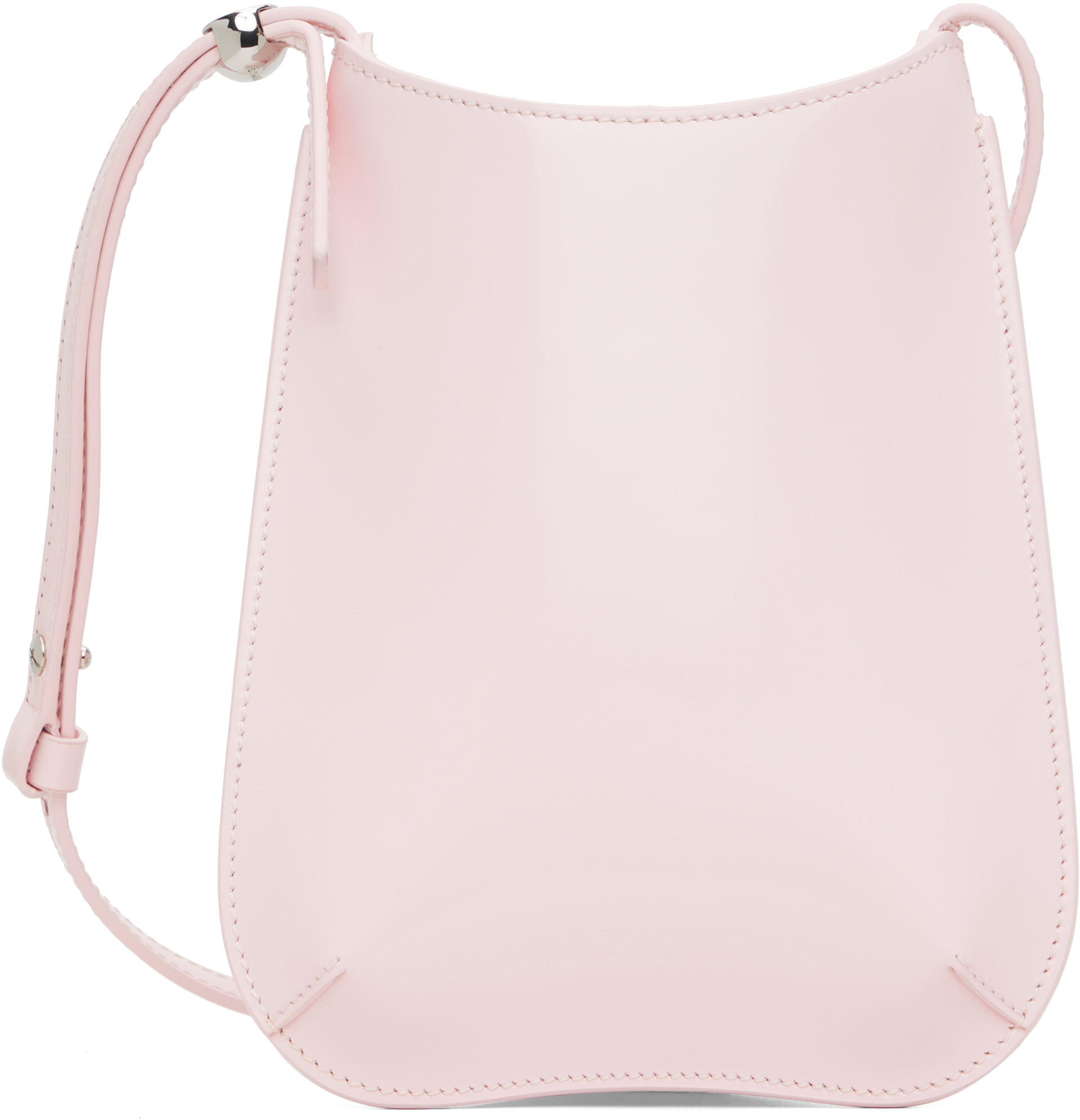 JUCQUEMUS ウエストポーチ JACQUEMUS: Pink 'The Bisou phone pouch' Bag | SSENSE