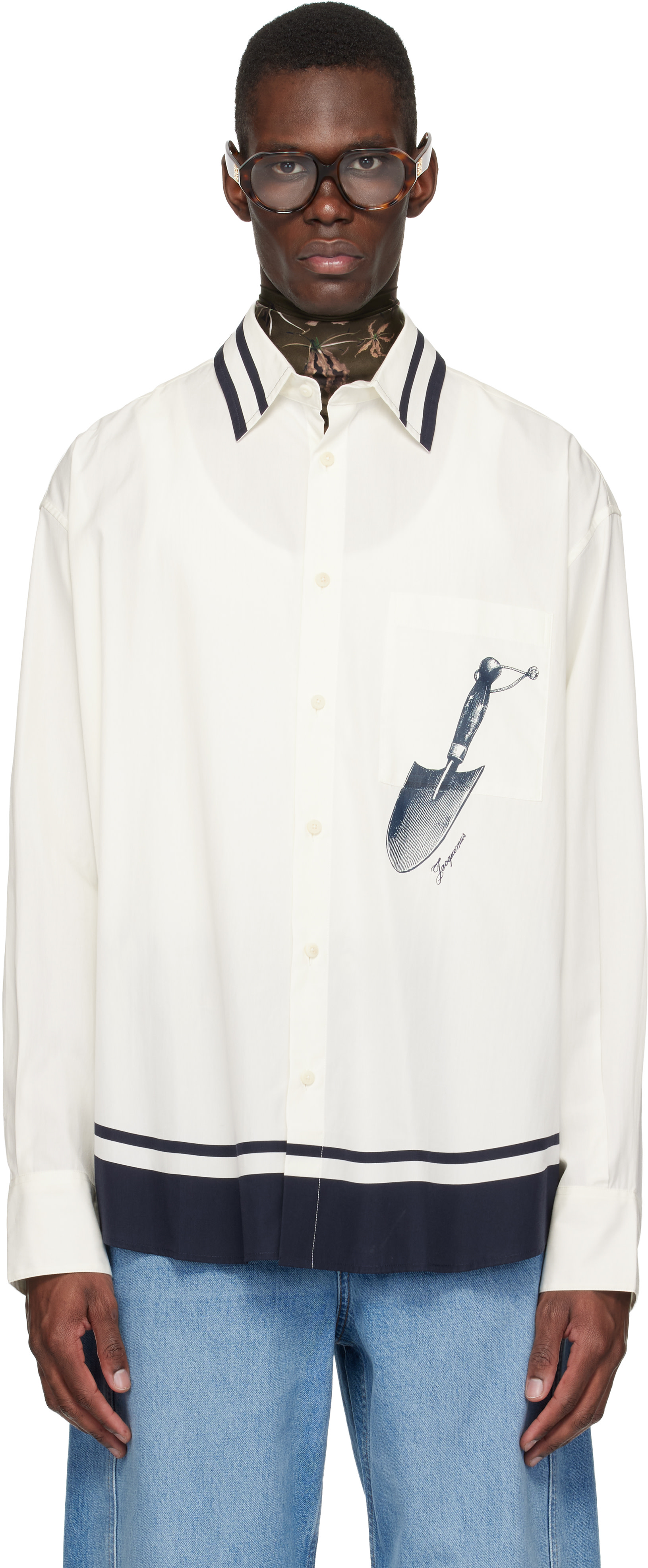 JACQUEMUS: Off-White 'The Camargue' Shirt | SSENSE