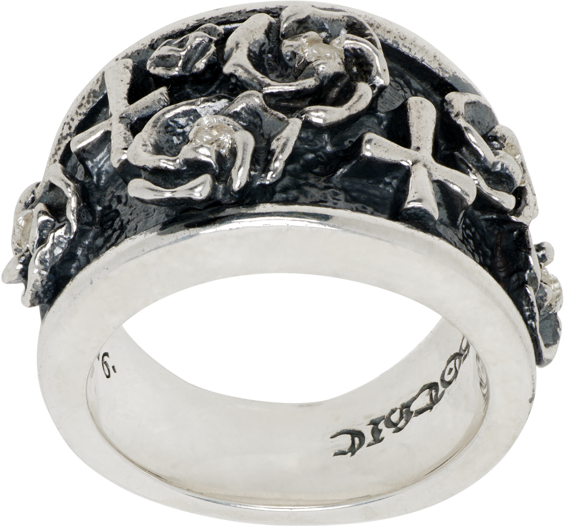 Yohji Yamamoto RING 23号 YOHJI YAMAMOTO: Rose Ring | SSENSE