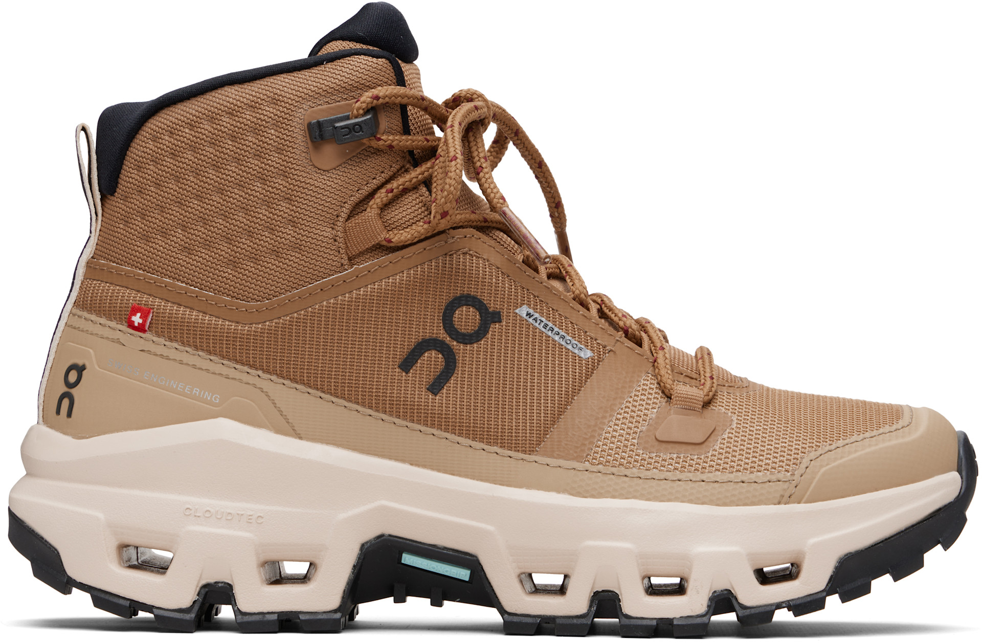 On: Brown Cloudrock Mid Waterproof Sneakers | SSENSE