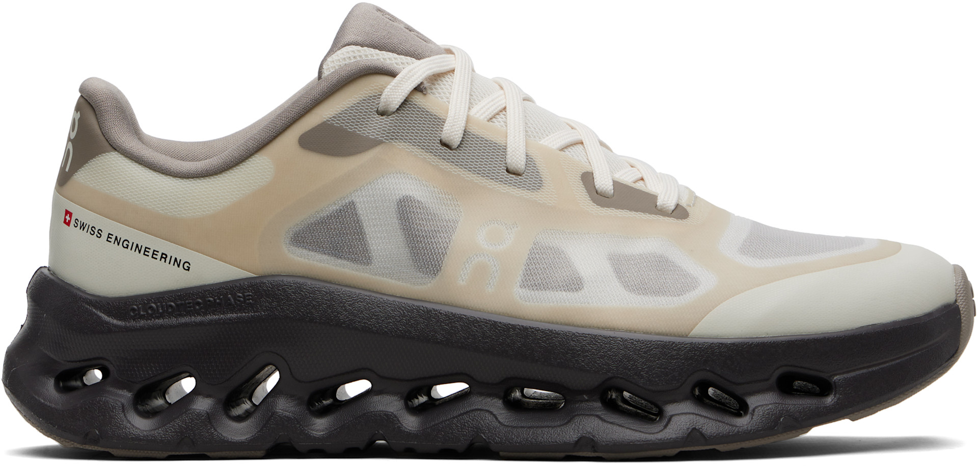 On: Beige & Black Cloudtilt Remix Sneakers | SSENSE