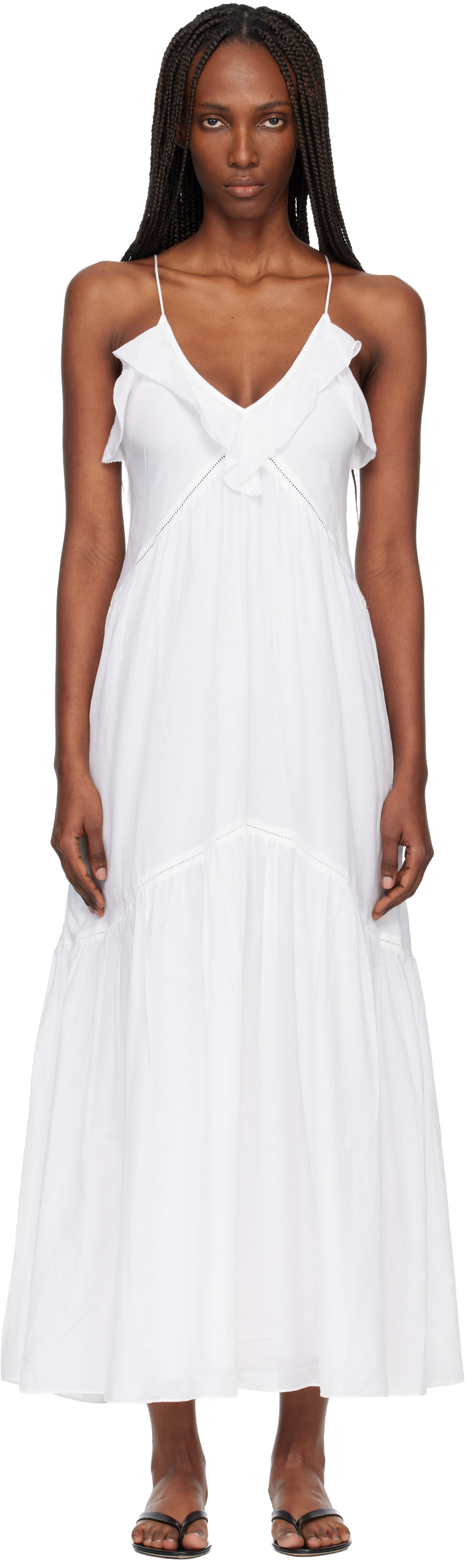 isabel marant dress DIVINE Woman white and delicate gray Isabel Marant Nadela Dress |