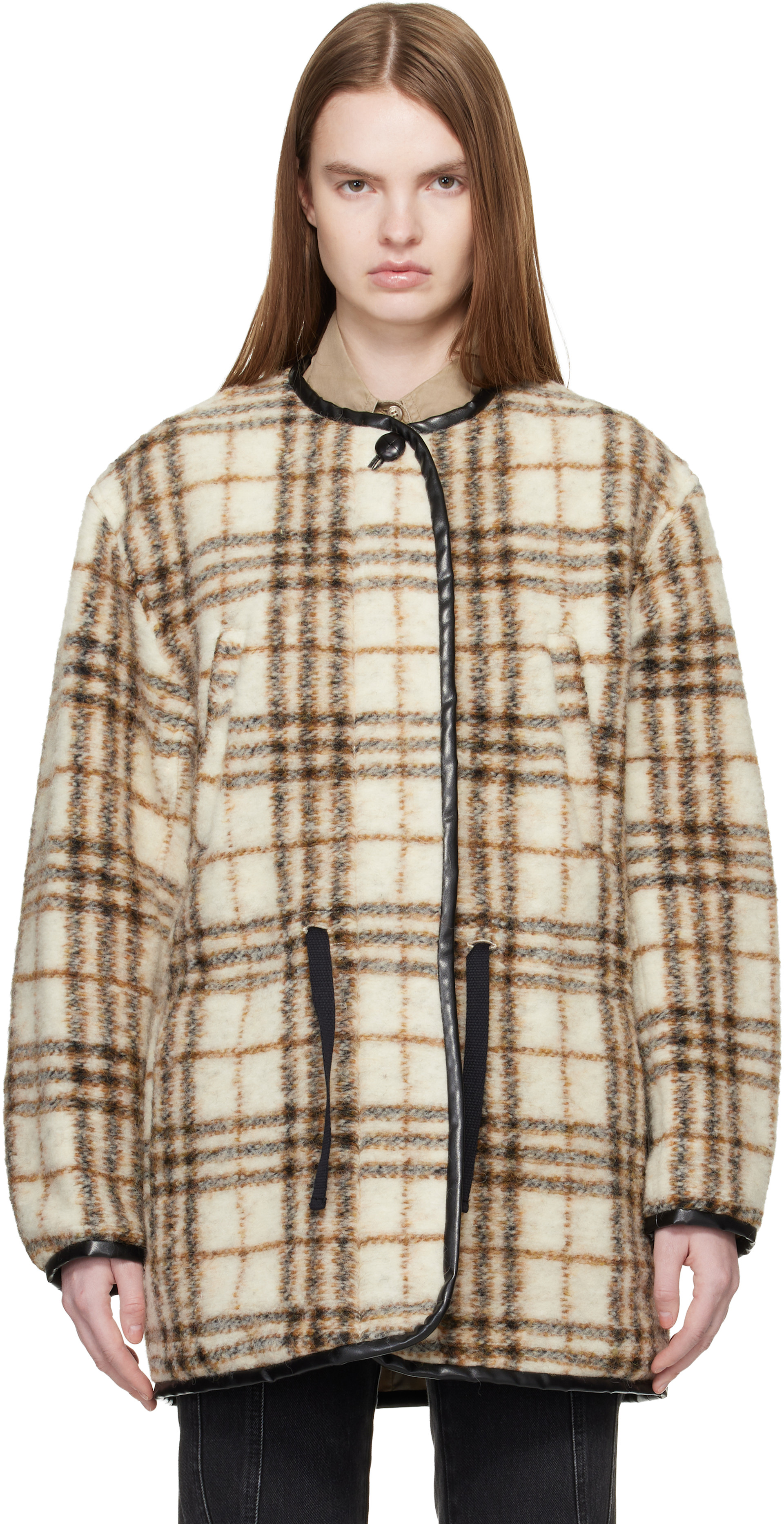 ISABEL MARANT ETOILE ジャケットコート Isabel Marant Etoile: Off-White Ullana Jacket | SSENSE