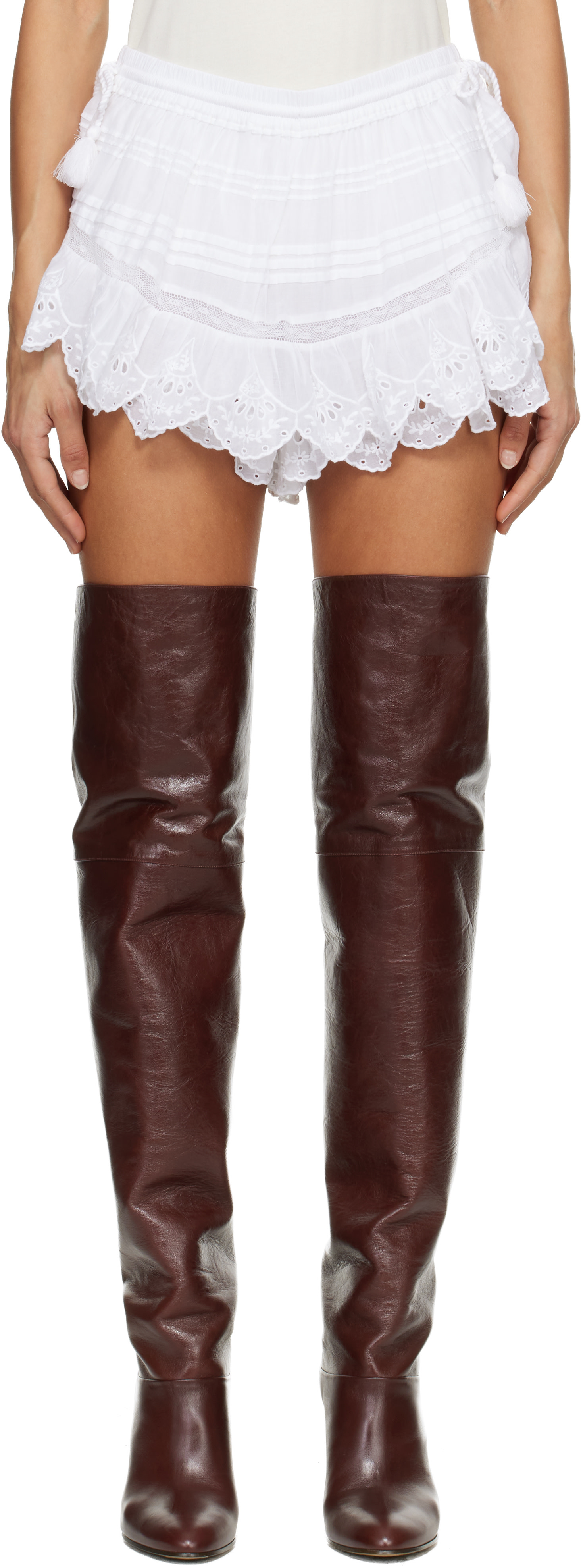 Isabel Marant Etoile: White Puria Skort | SSENSE