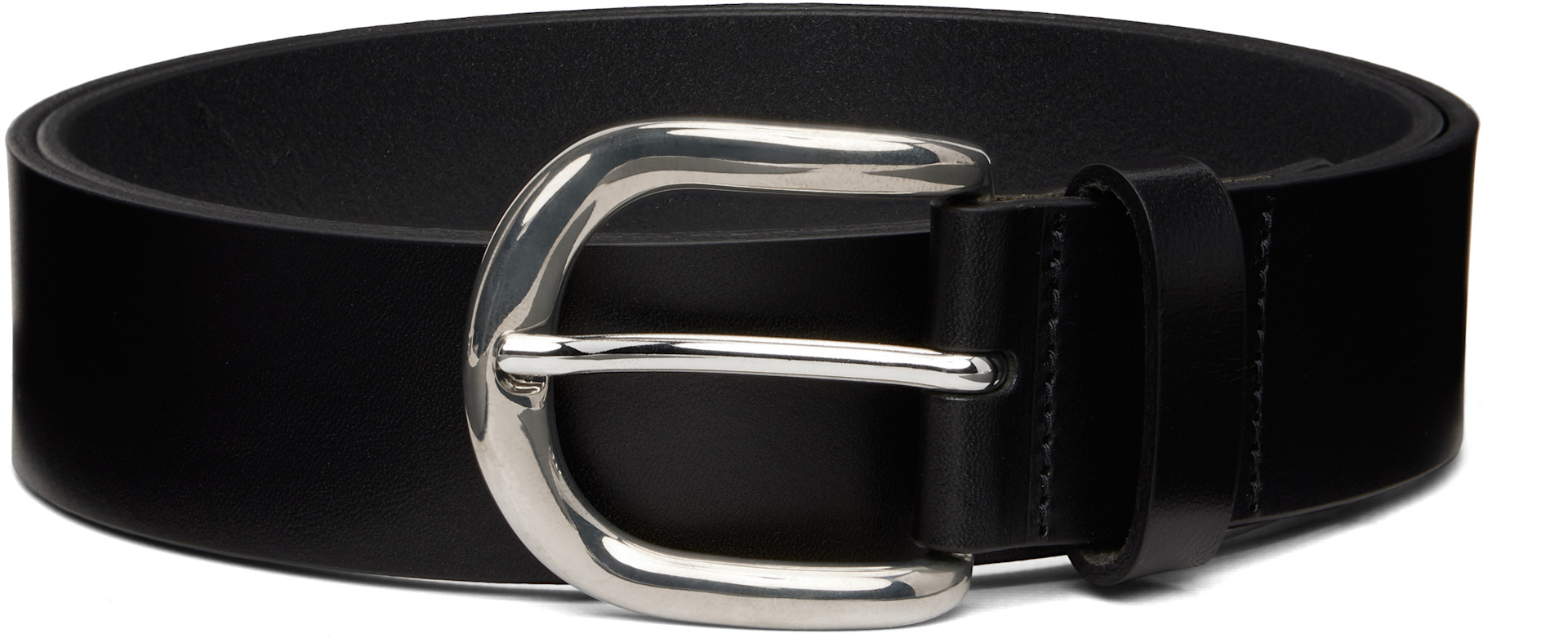 Isabel Marant: Black Zaph Belt | SSENSE New Zealand display picture 2
