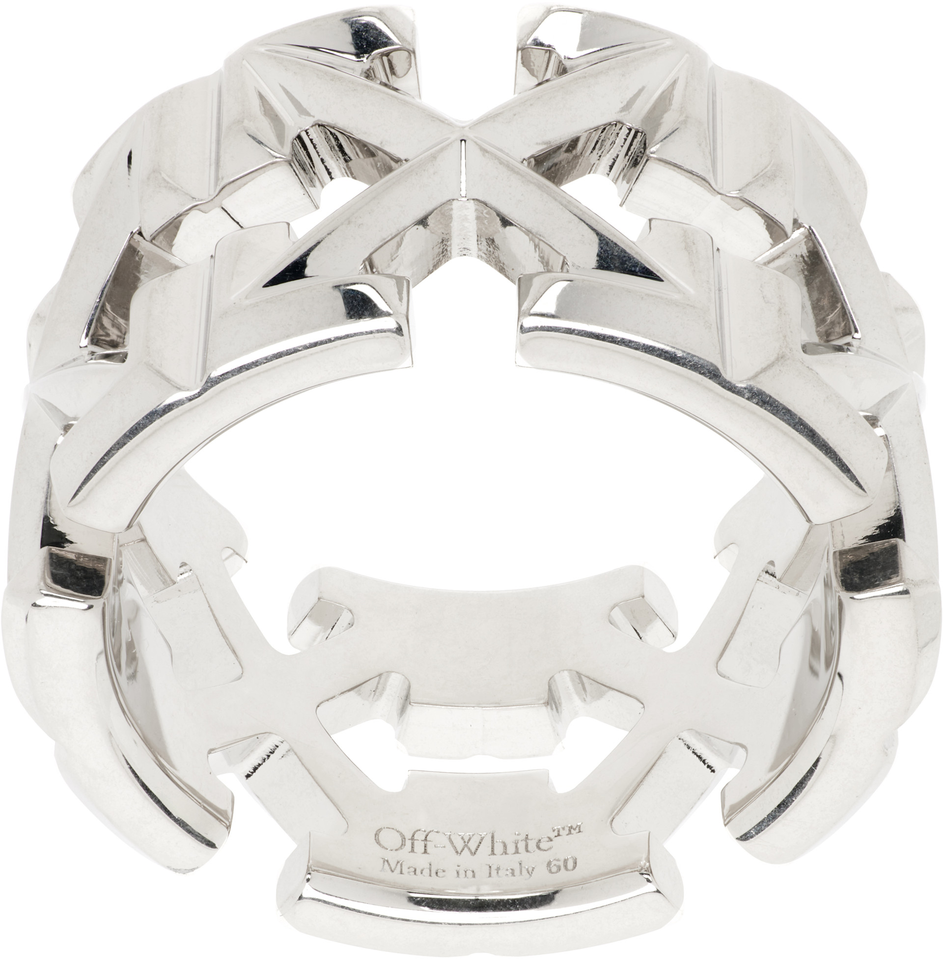 Off-White: Arrow Ring | SSENSE