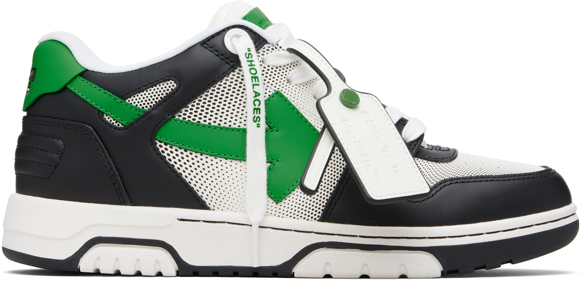 Off-White: ブラック＆グリーン 