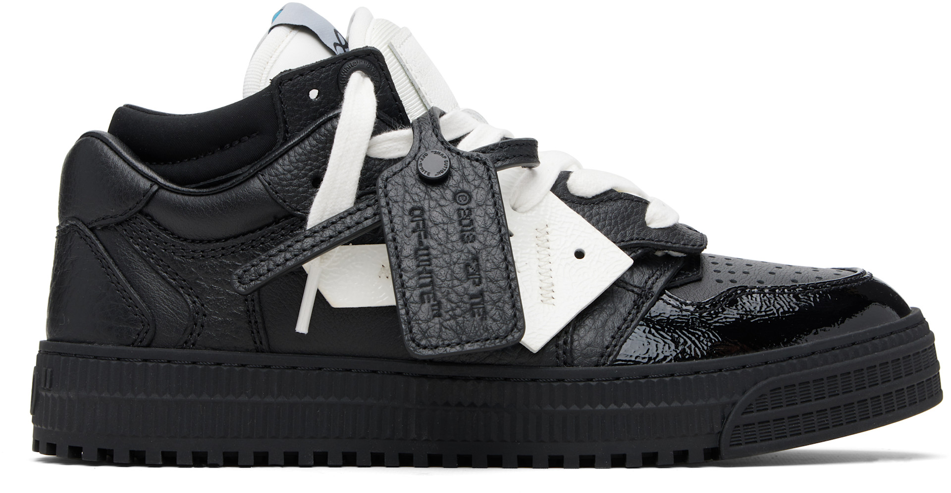 Off-White: Black 3.0 Floating Arrow Sneakers | SSENSE