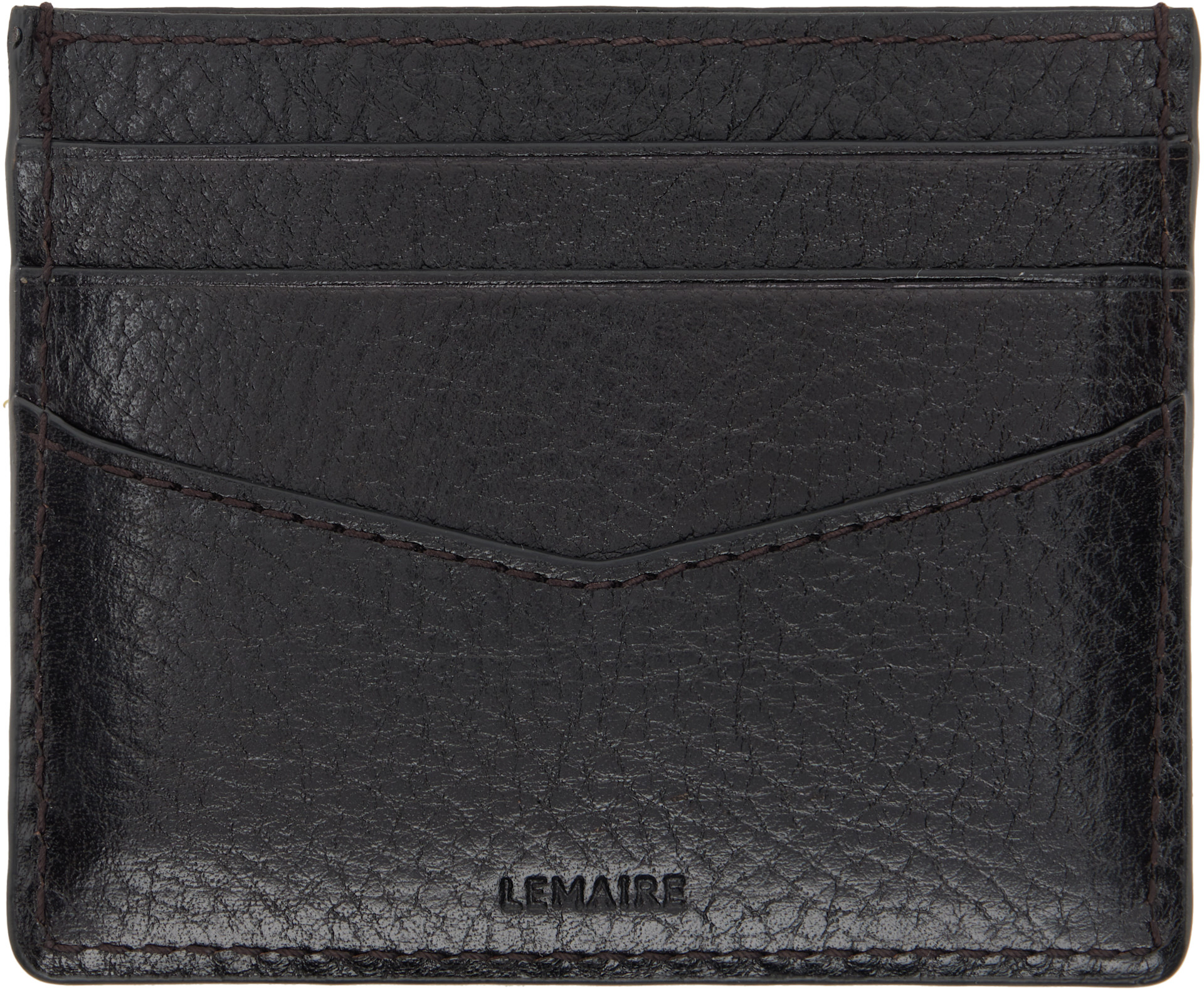 LEMAIRE: Brown Gear Card Holder | SSENSE