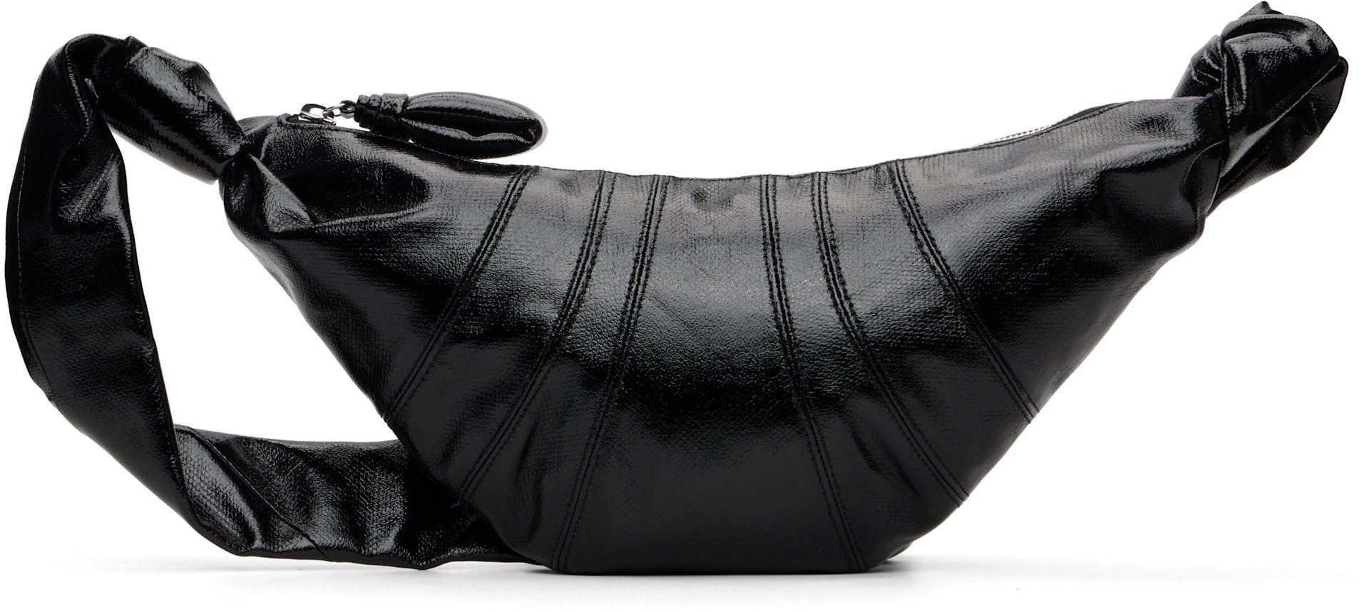 LEMAIRE: Black Small Croissant Bag | SSENSE Netherlands