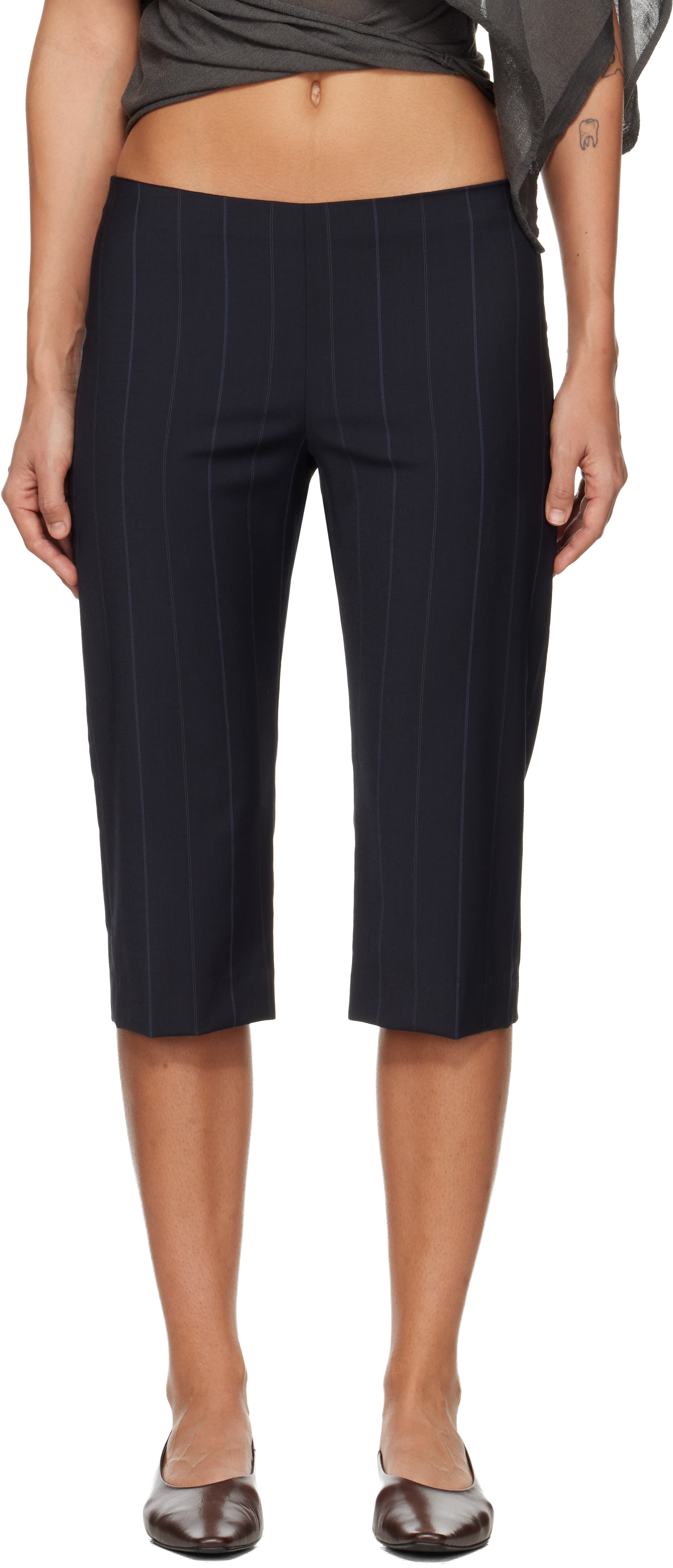 Paloma Wool: Navy Tinas Shorts | SSENSE