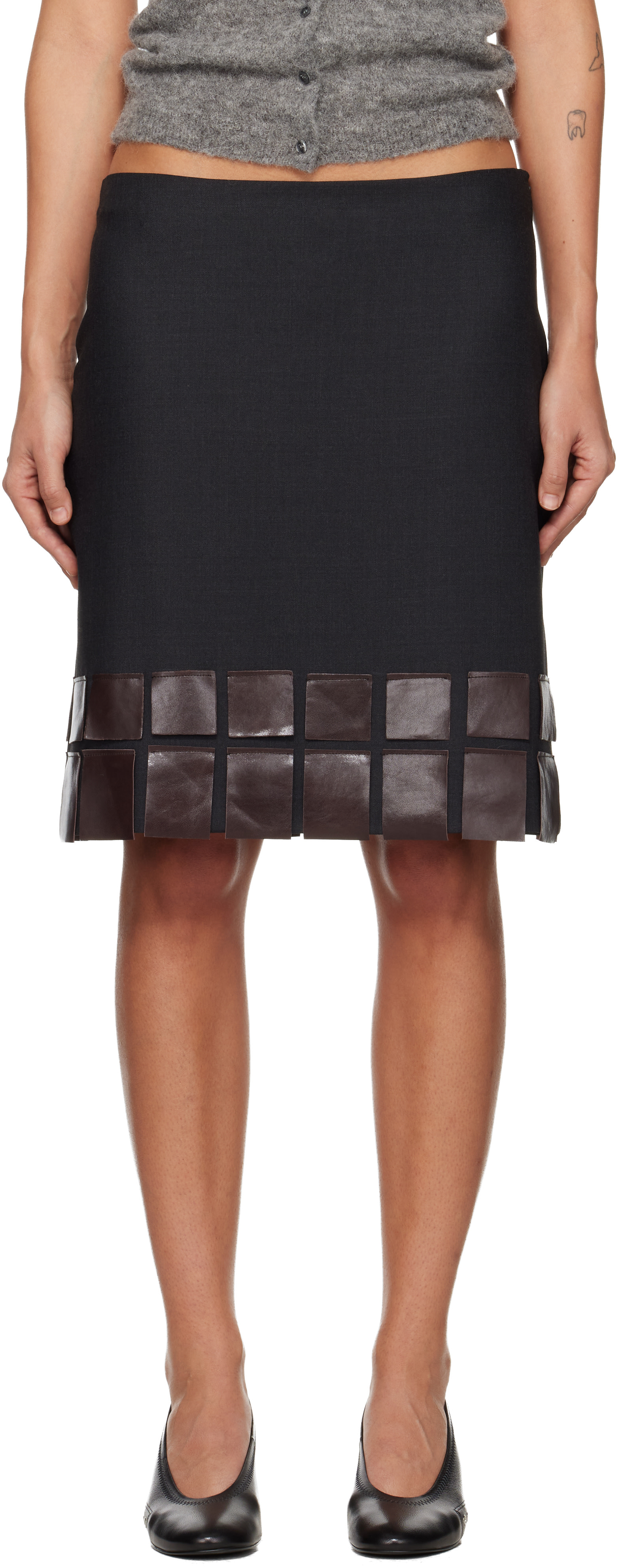 paloma wool ミニスカート Paloma Wool: Gray Casu Miniskirt | SSENSE