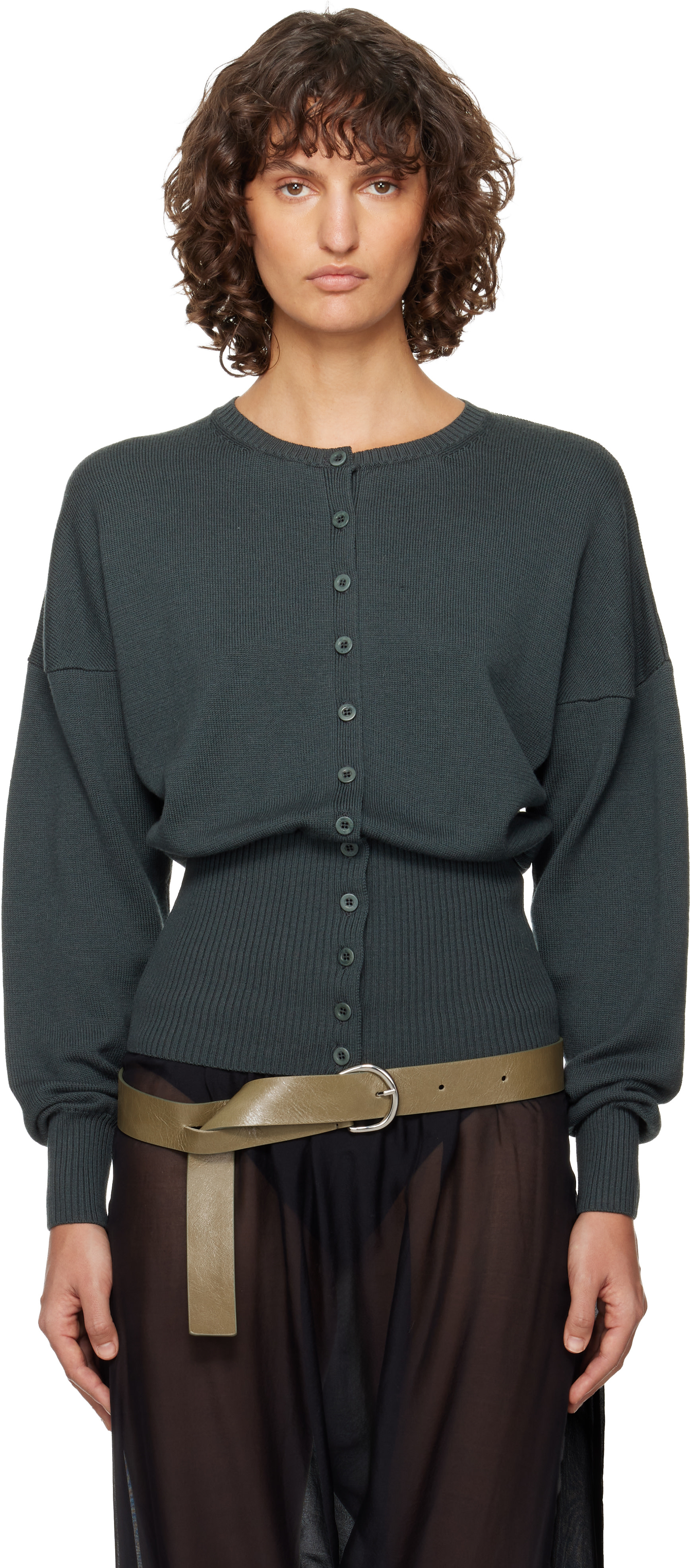 Paloma Wool: Gray Rosana Cardigan | SSENSE