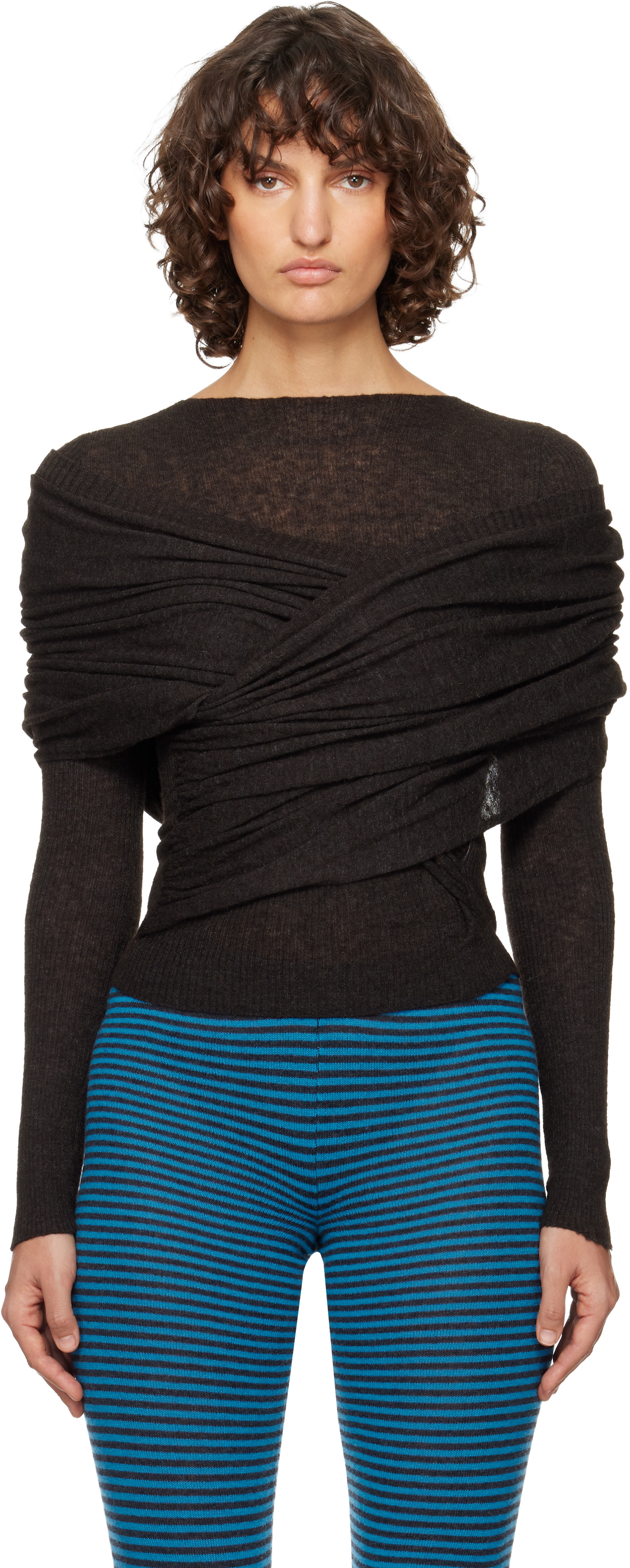 PALOMA WOOL ニット PALOMA WOOL - CRUZ ZIP BLUE – SOLAR MTP