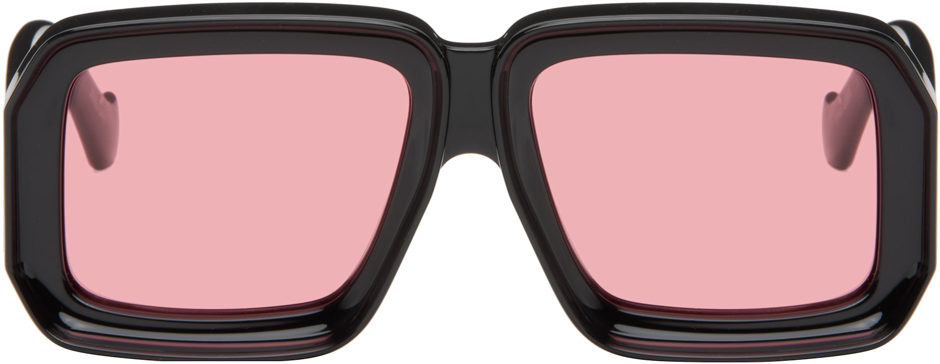 LOEWE ブラック サングラス ケース付き LOEWE: ブラック Paula's Ibiza 'Dive In Mask' サングラス | SSENSE 日本