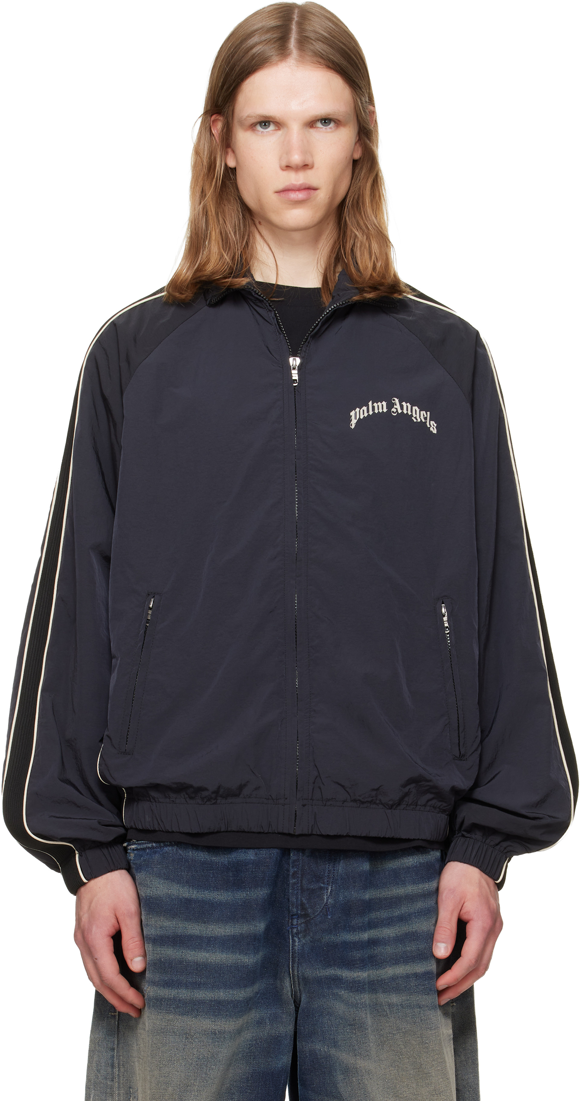 Palm Angels ブラック ジャージ正規値下げ交渉あり Palm Angels(パームエンジェルス) ジャージ(メンズ) - ブランド通販のBUYMA