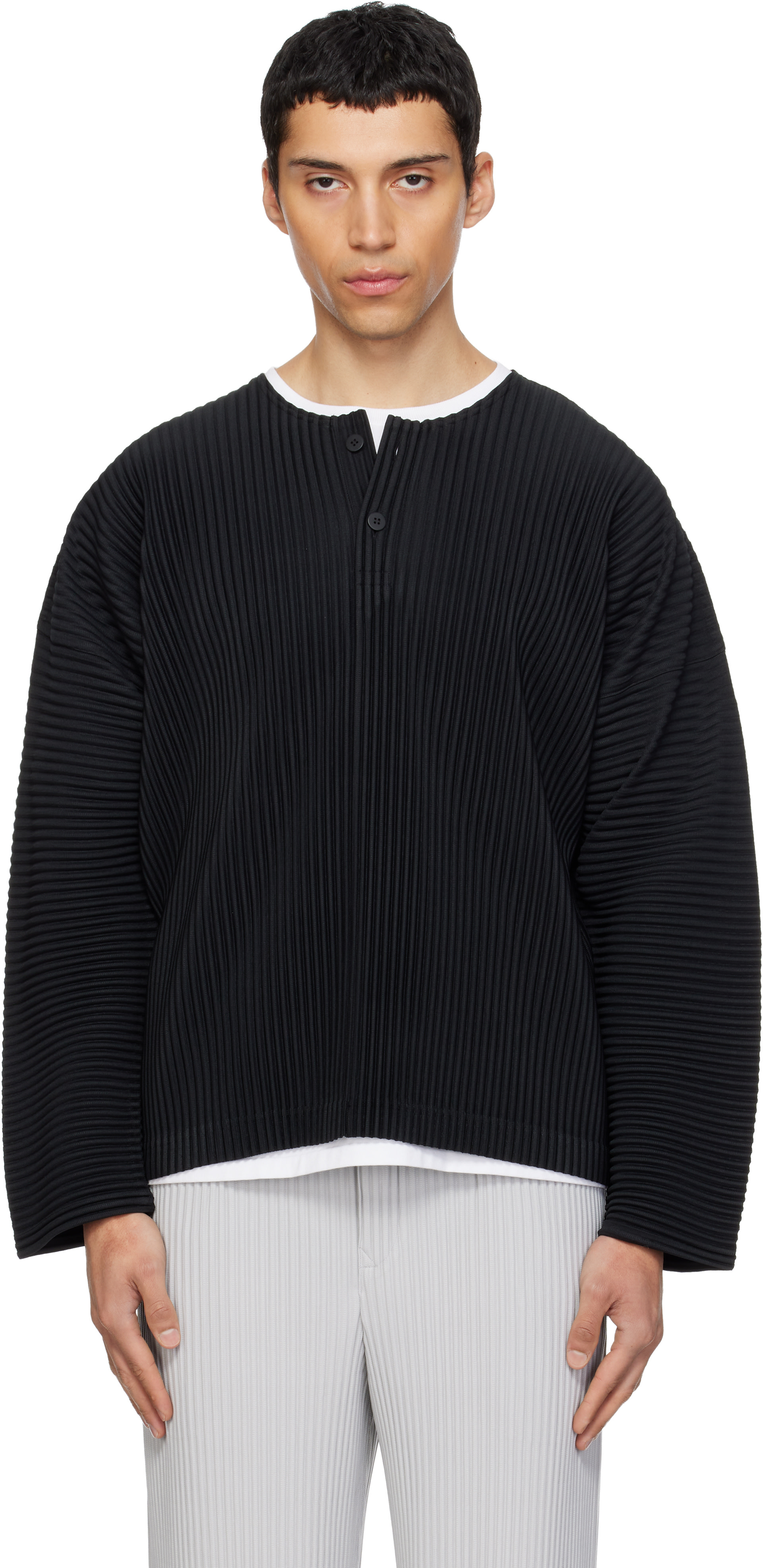 HOMME PLISSÉ ISSEY MIYAKE Tops for Men | SSENSE