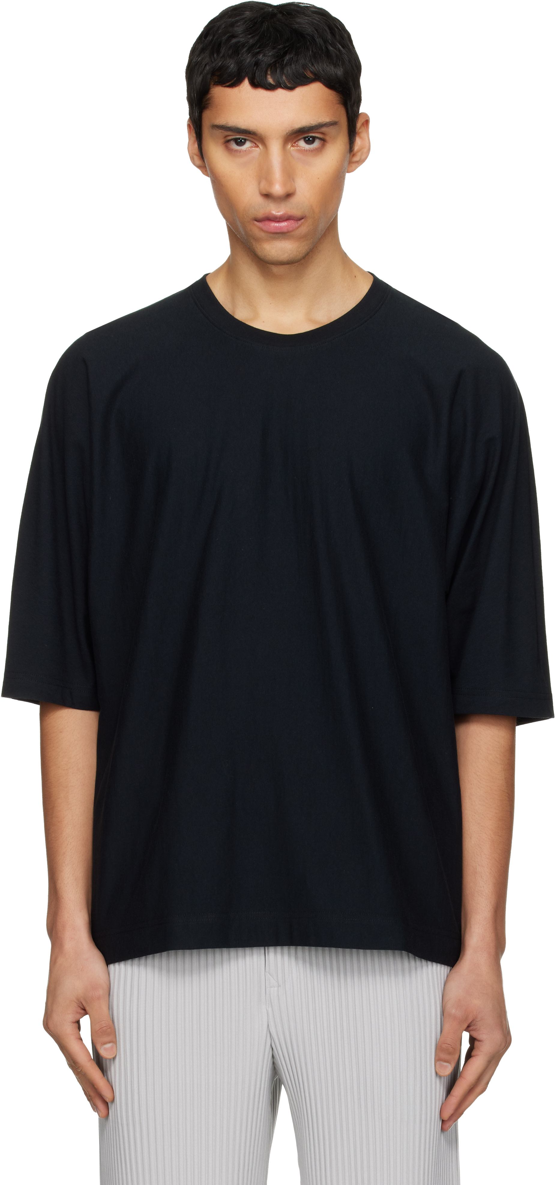 me by ISSEY MIYAKE 半袖カットソー Tシャツ Uネック 中古・古着通販】me ISSEY MIYAKE (ミーイッセイ ミヤケ) ハイネック