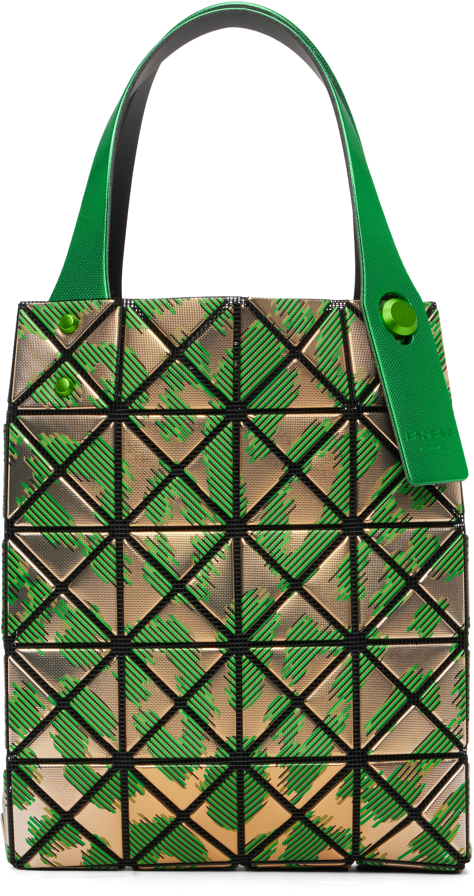 BAO BAO ISSEY MIYAKE: Green Chimera Bag | SSENSE