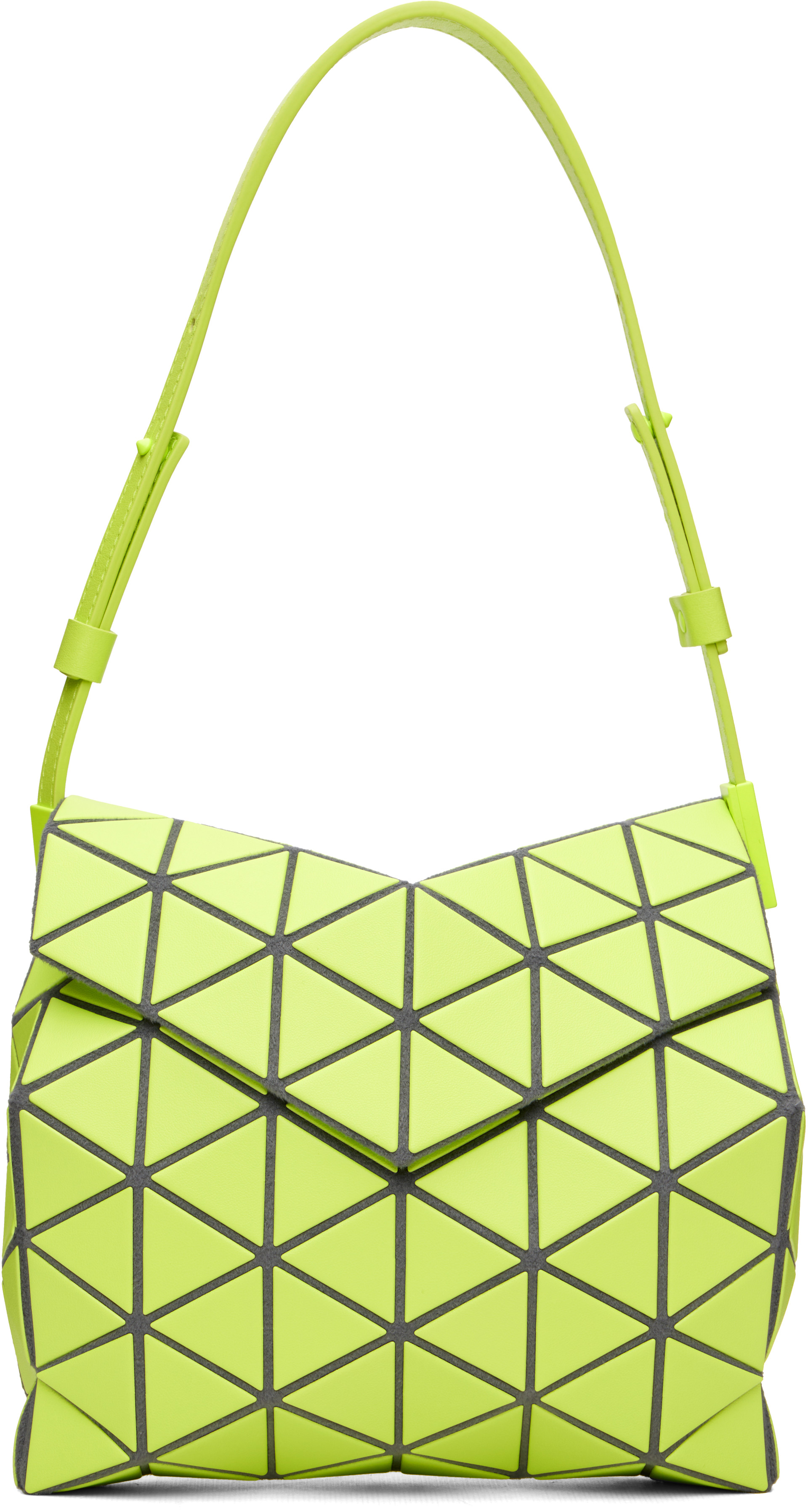 BAO BAO ISSEY MIYAKE: Yellow Torso Bag | SSENSE
