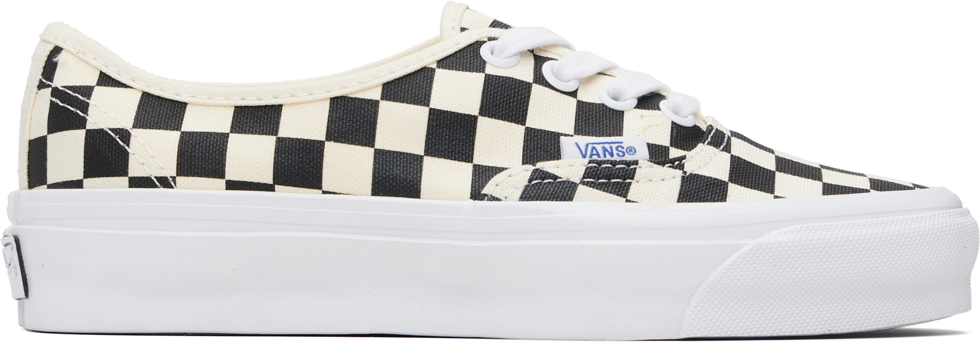 Vans: Off-White & Black LX Authentic Reissue 44 Sneakers | SSENSE
