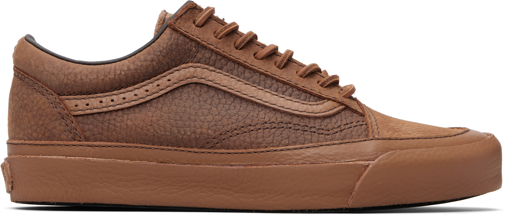 【新品】VANS PREMIUM OLD SKOOL ブラウン☆24時間以内発送 Vans: ブラウン LX Old Skool スニーカー | SSENSE 日本