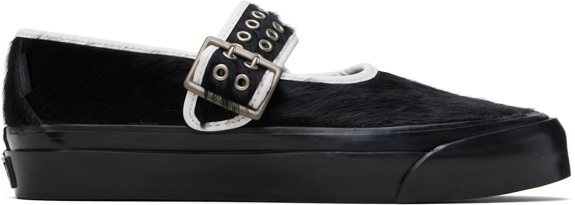 Vans: Black Life Is Unfair Edition LX Mary Jane WS Sneakers | SSENSE