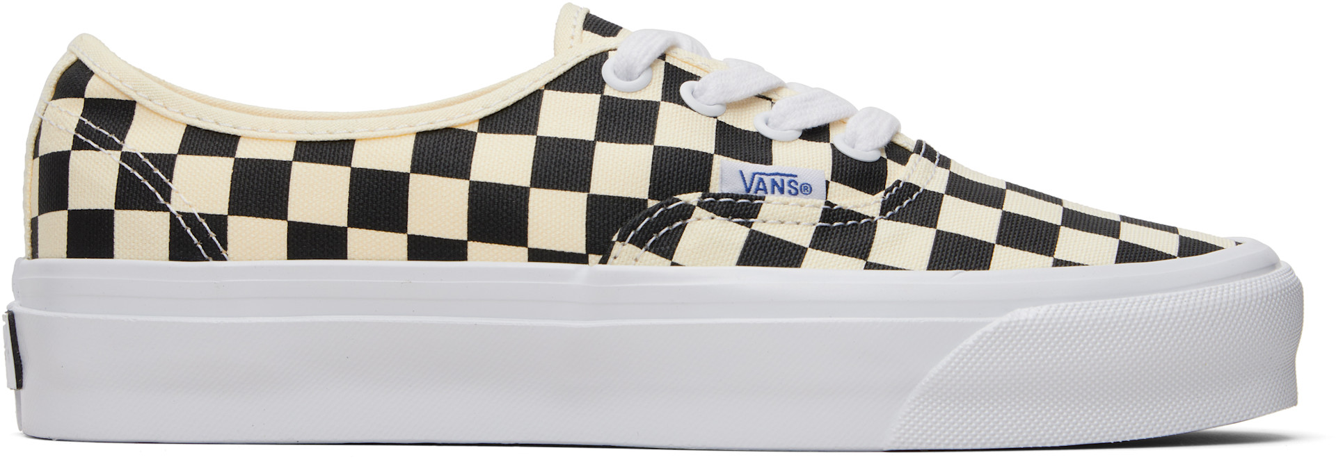 Vans: Off-White & Black LX Authentic Reissue 44 Sneakers | SSENSE