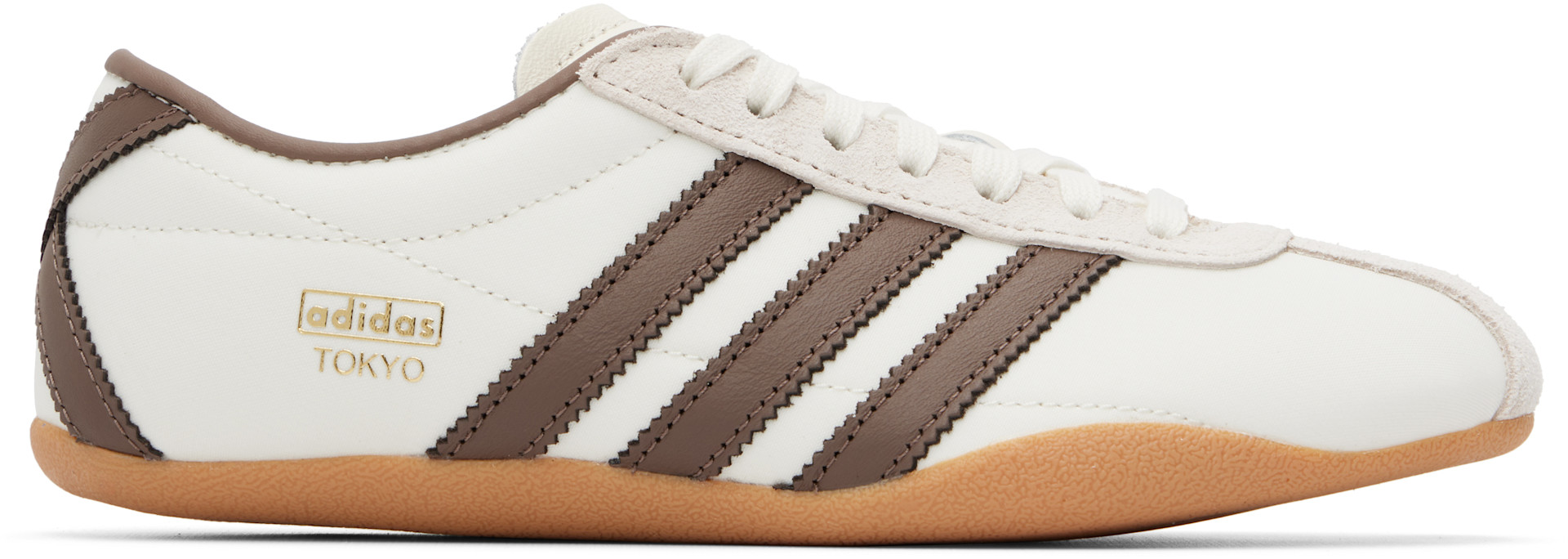 adidas Originals: ホワイト＆ブラウン Tokyo スニーカー | SSENSE 日本