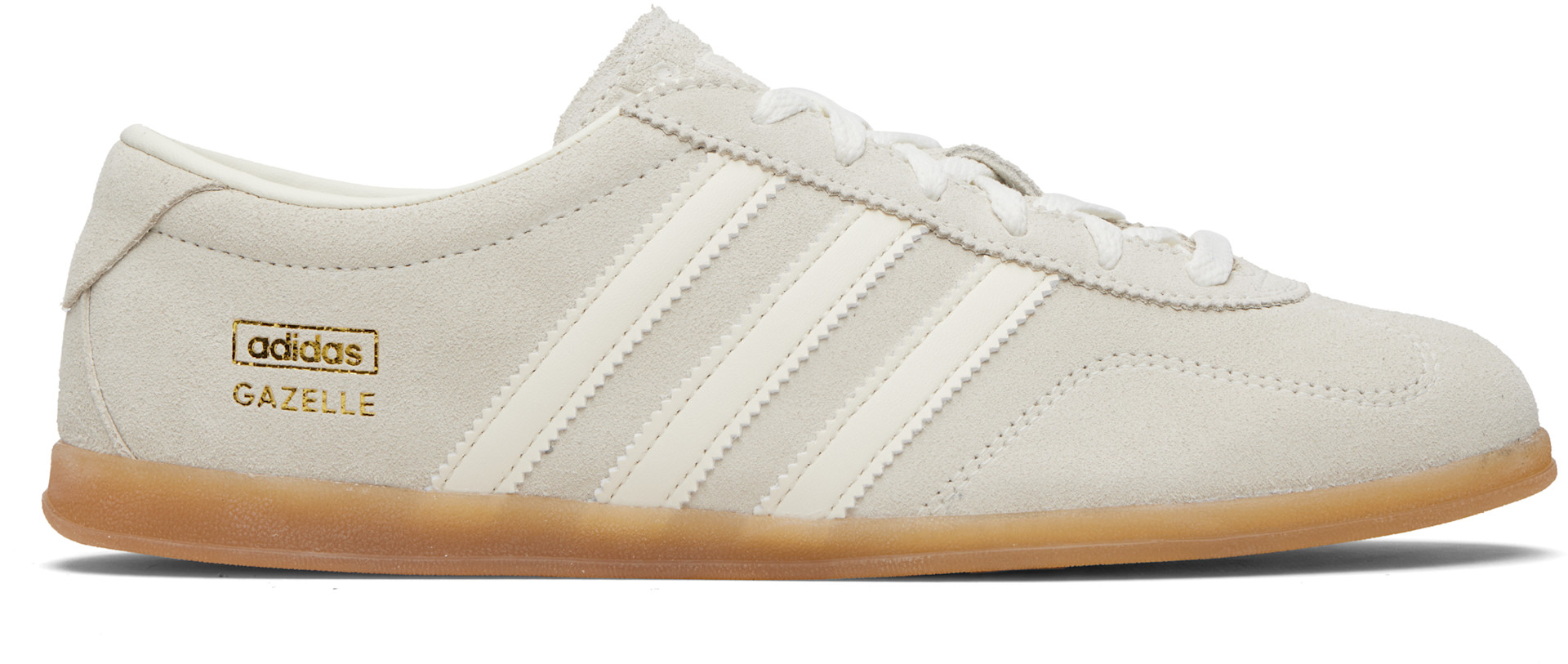 adidas Originals: Off-White Gazelle Lo Pro Sneakers | SSENSE