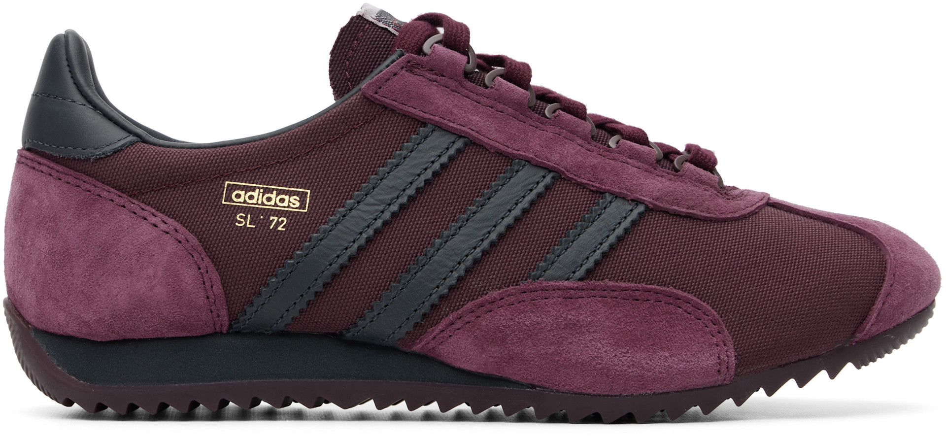 adidas Originals: Burgundy SL 72 PT Sneakers | SSENSE
