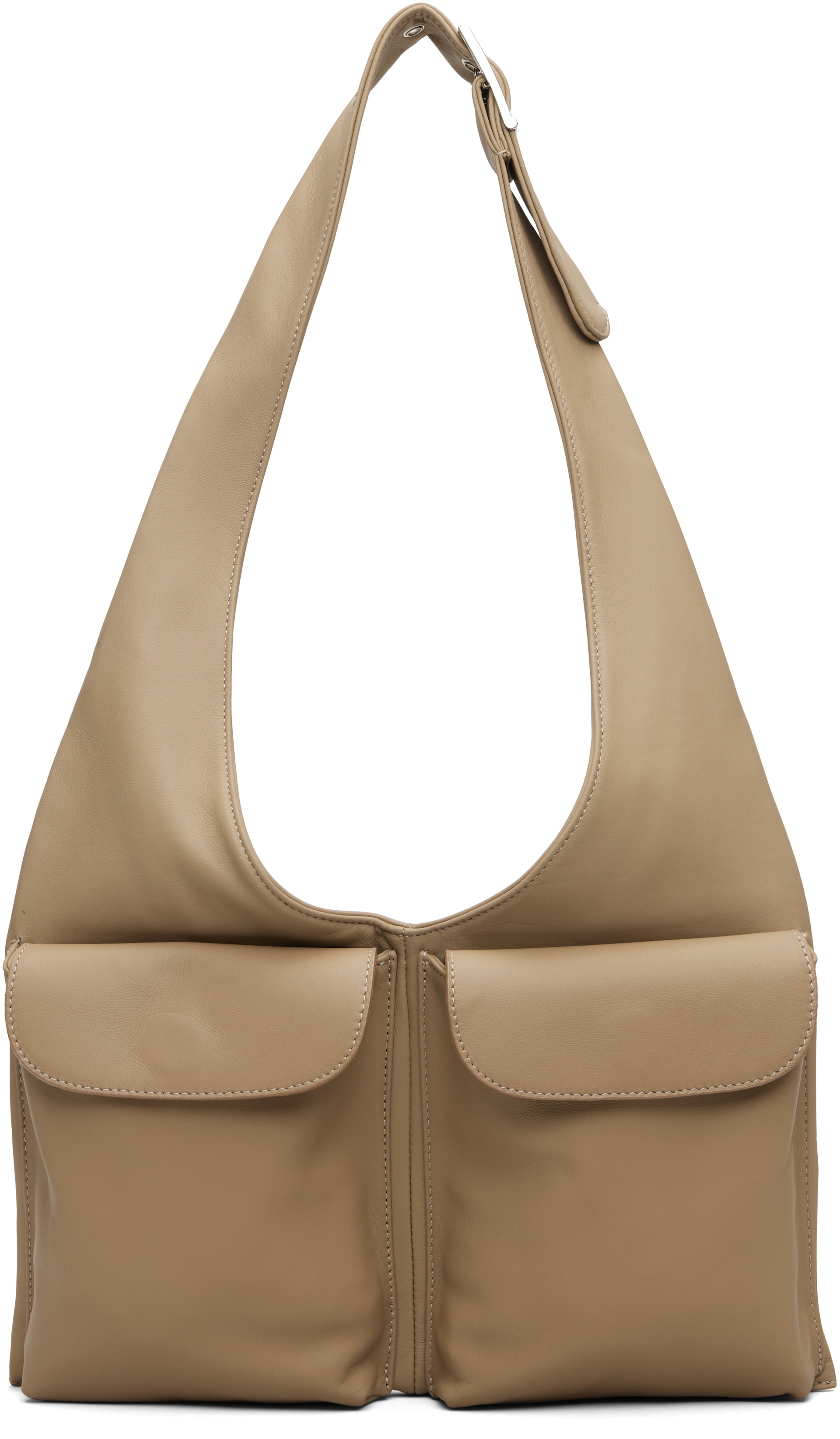 Maryam Nassir Zadeh: Beige Julian Bag | SSENSE