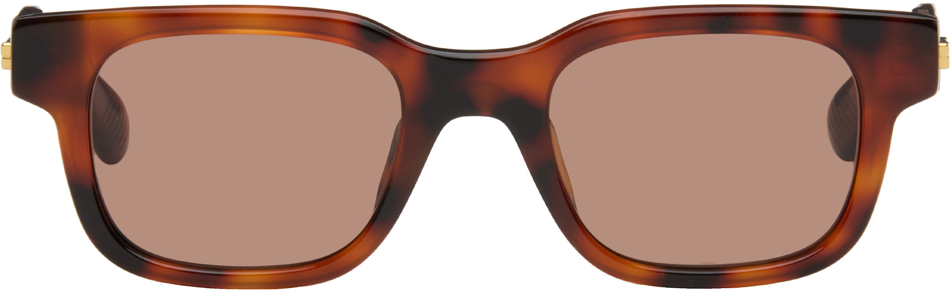 Bottega Veneta Sunglasses – Brown Tortoise Frame BOTTEGA VENETA EYEWEAR Aviator-style tortoiseshell acetate  main image 2