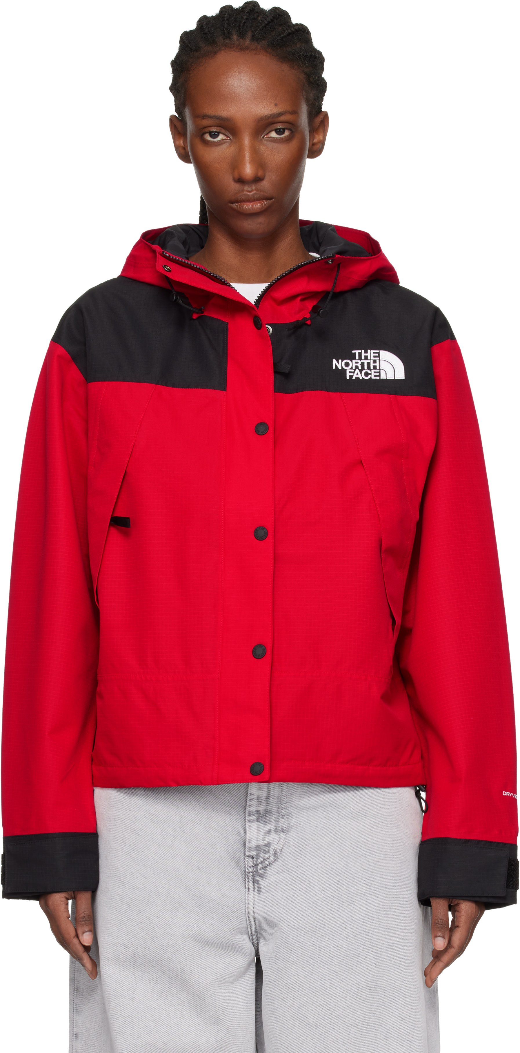 The North Face: レッド DryVent Mono Mountain ジャケット | SSENSE 日本