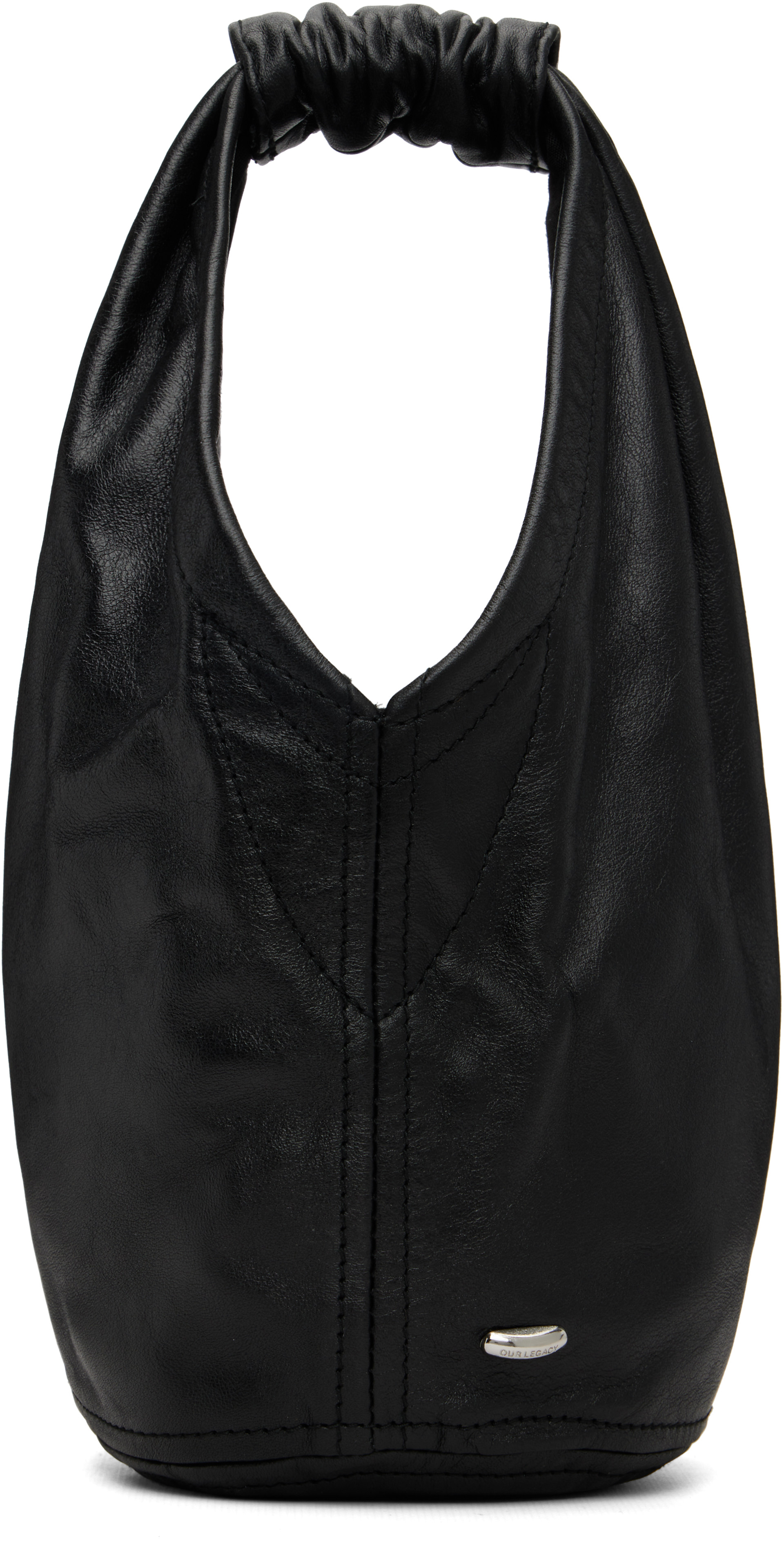【ourlegacy】drip bag black OUR LEGACY: Black Fofinho Drip Bag | SSENSE