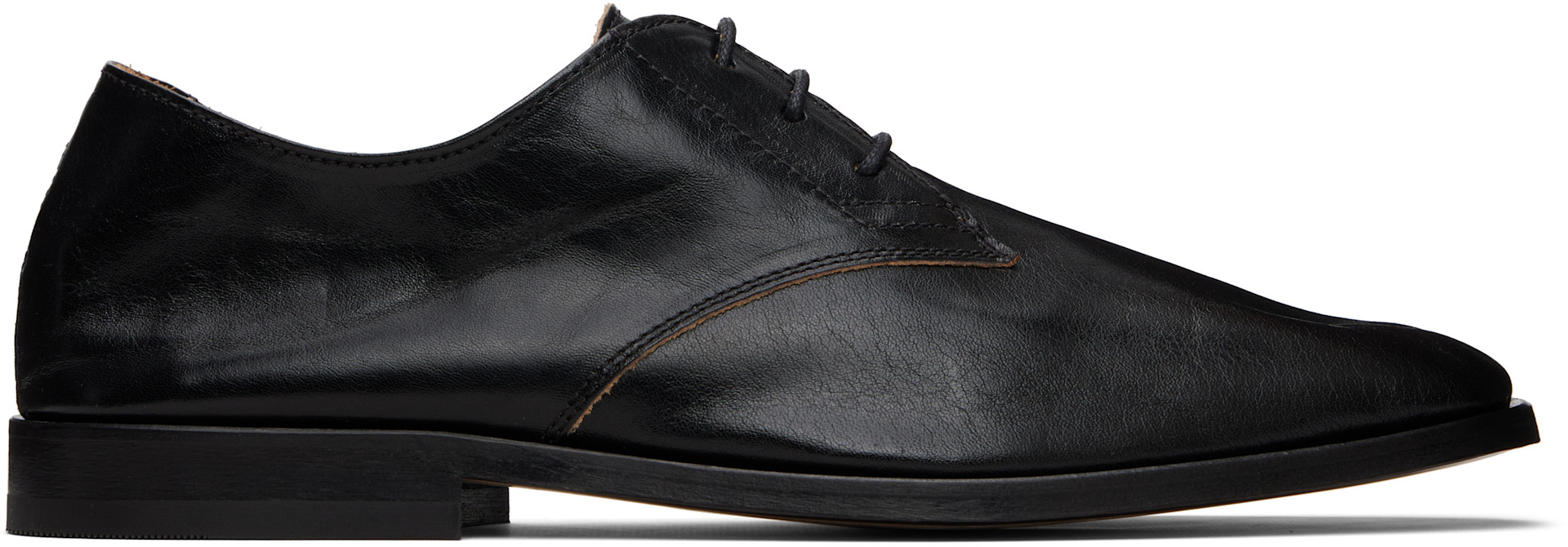 OUR LEGACY: Black Collapsing Consultant Derbys | SSENSE