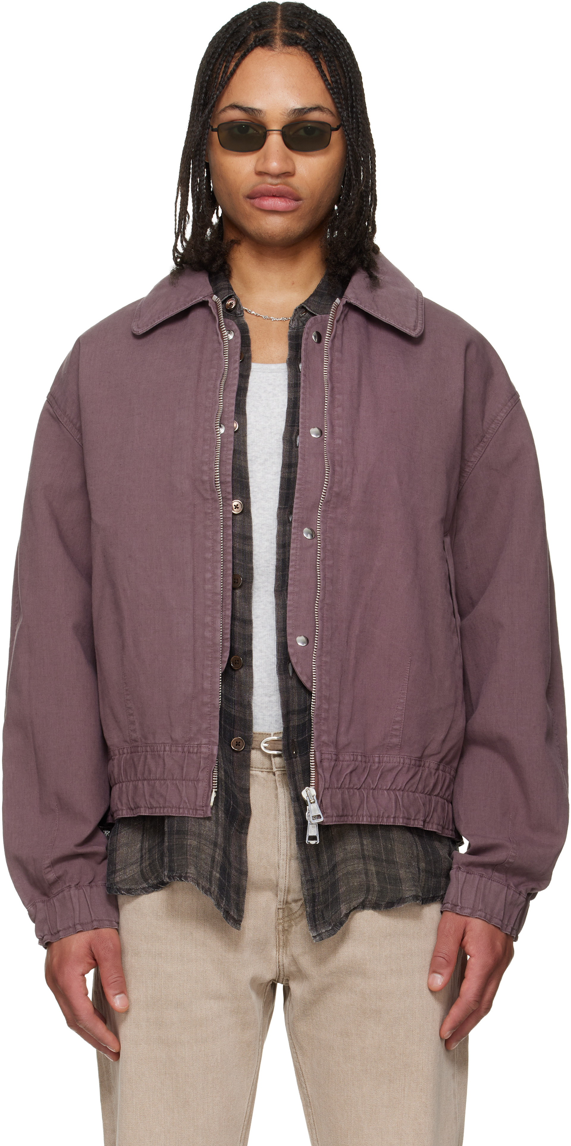 OUR LEGACY: Purple Command Jacket | SSENSE