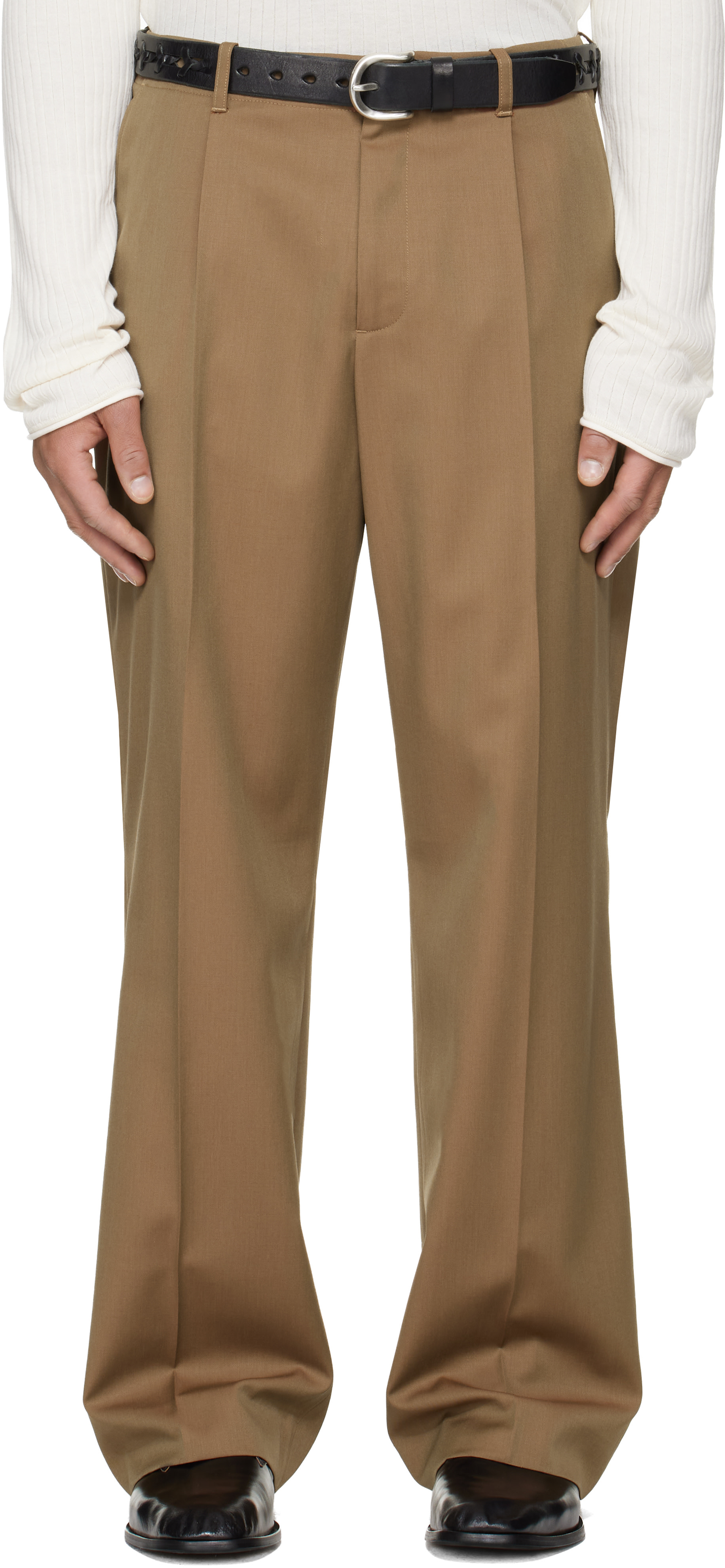 OUR LEGACY: Tan Borrowed Chino Trousers | SSENSE