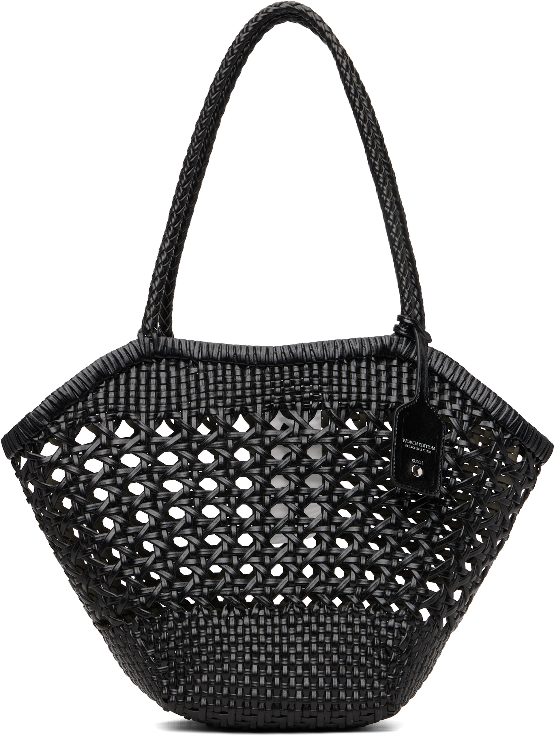 OSOI: Black Lip Shoulder Bag | SSENSE