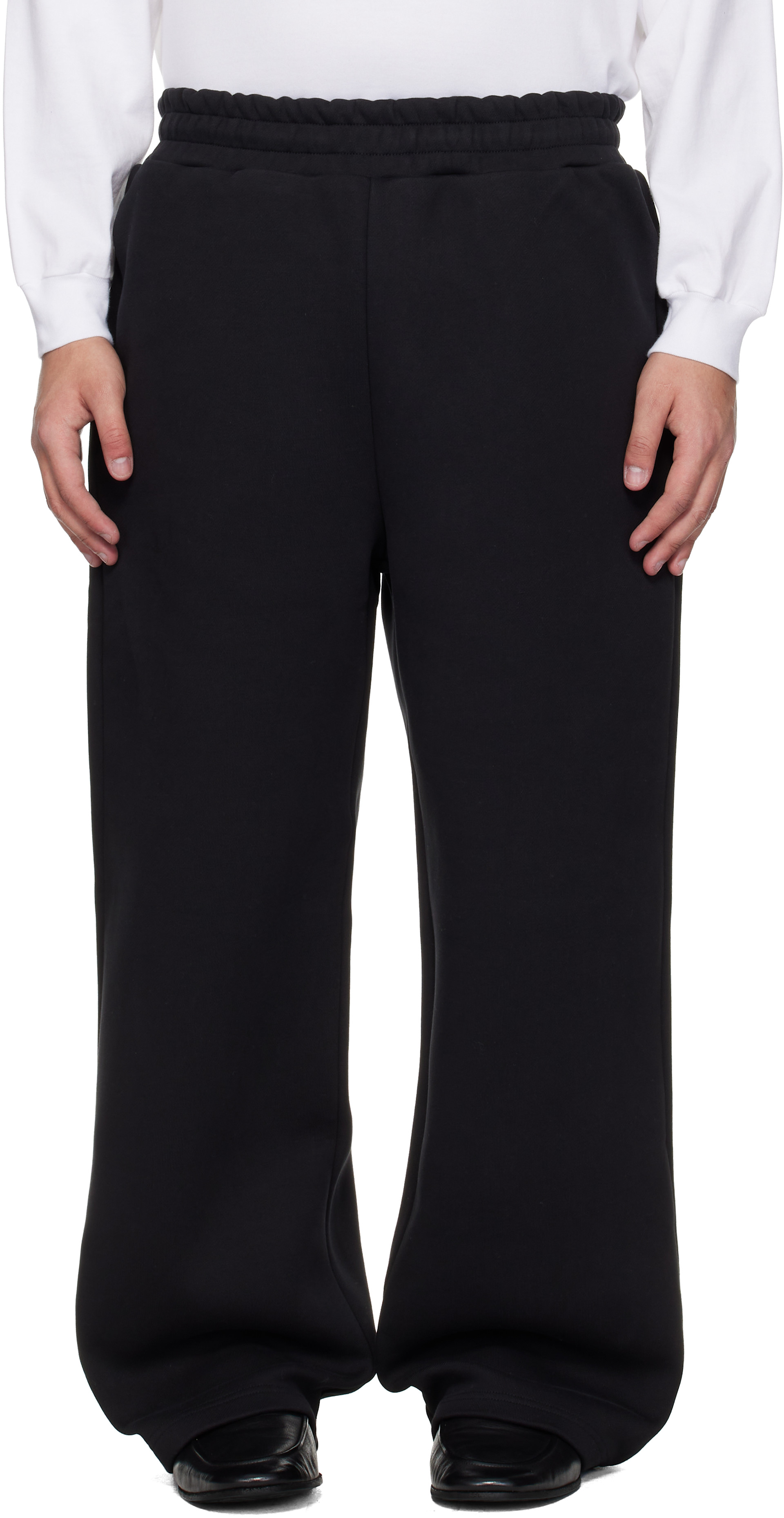 Seventh: Black V2 Stacks Sweatpants | SSENSE