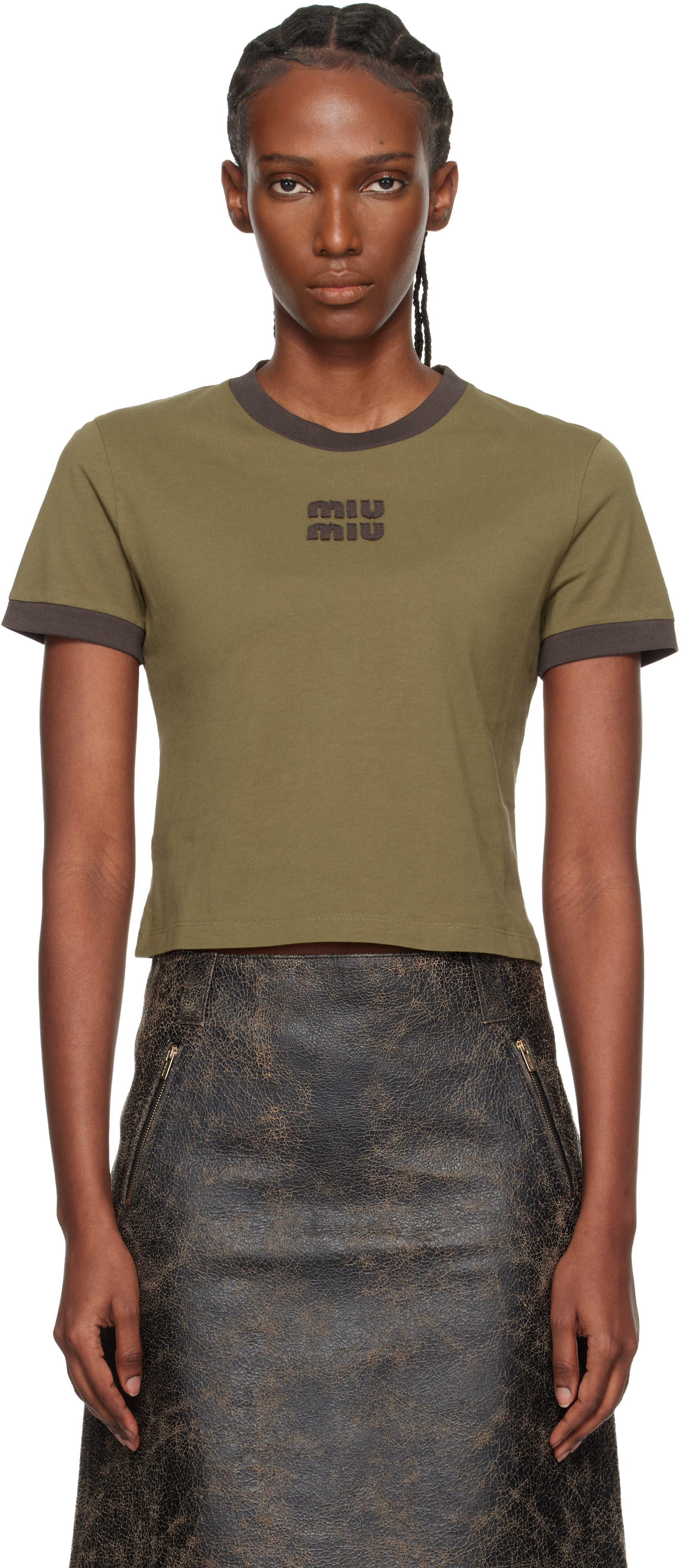 Miu Miu T-Shirts for Women | SSENSE Canada