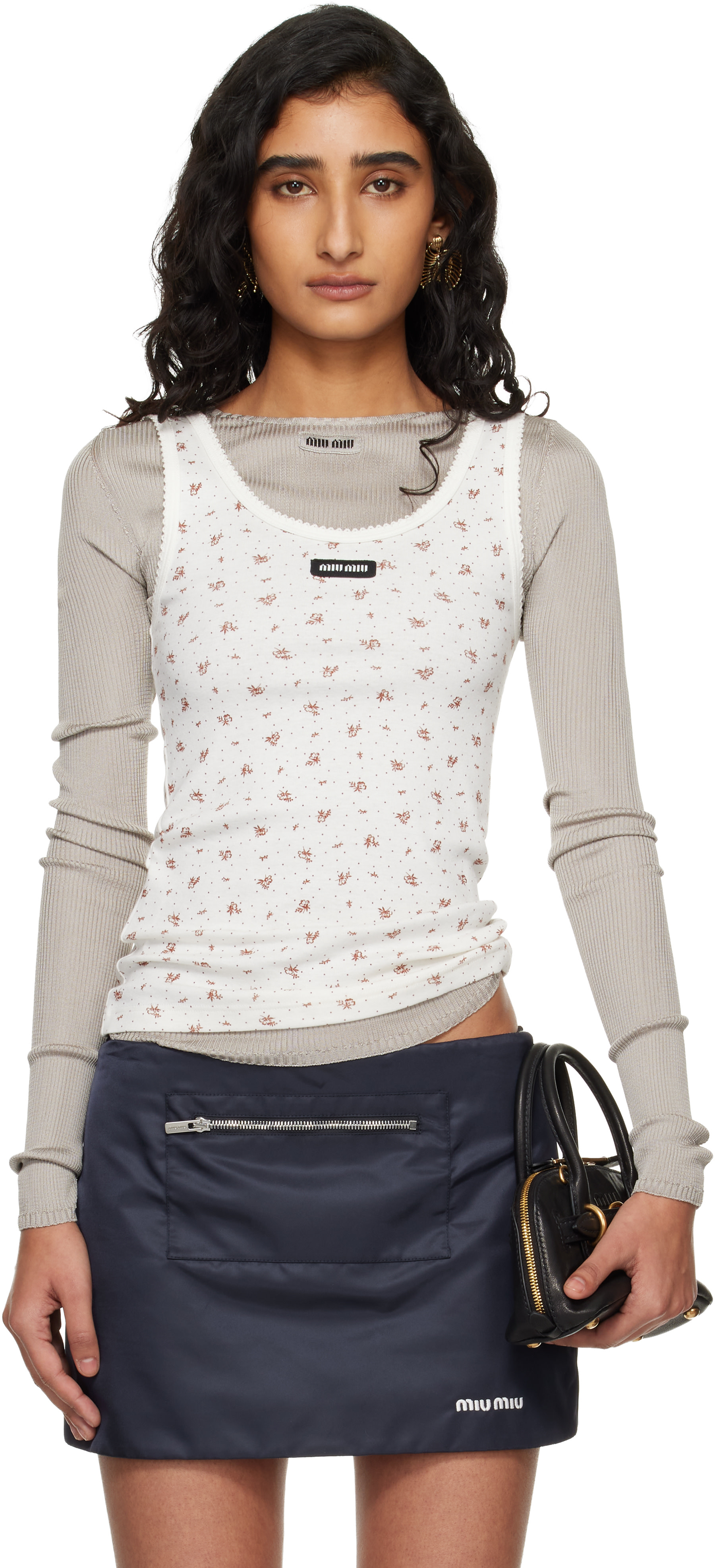 Miu Miu Tank Tops & Camisoles for Women | SSENSE Canada