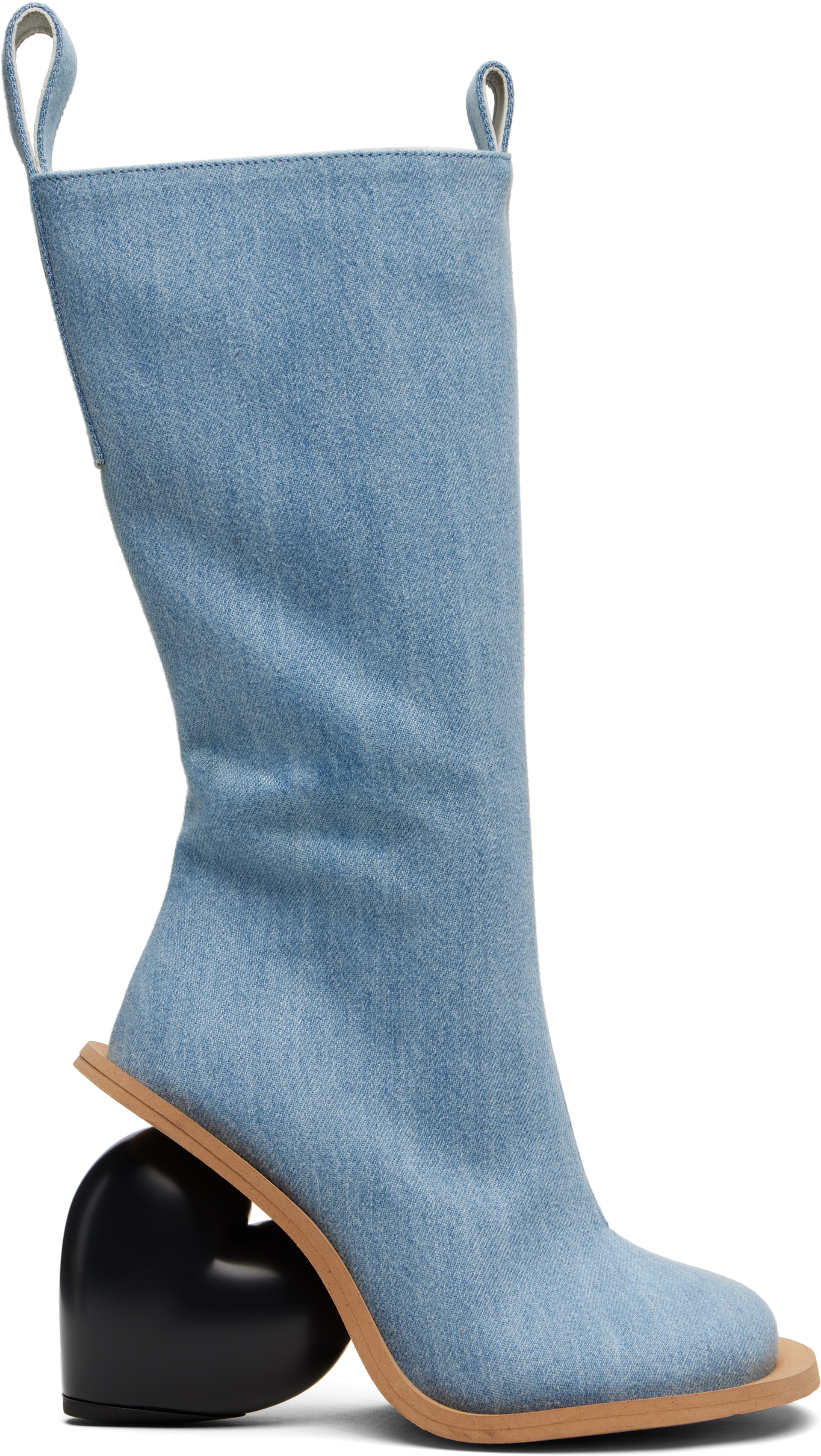 YUME YUME: Blue Love Tall Boots | SSENSE