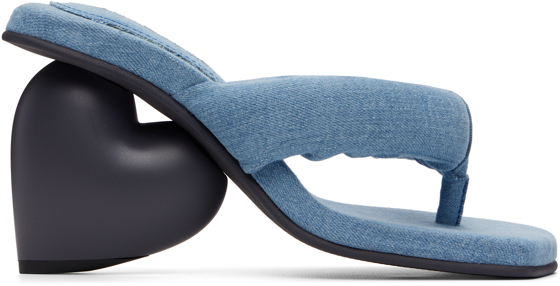 YUME YUME: Blue Love Mule Sandals | SSENSE