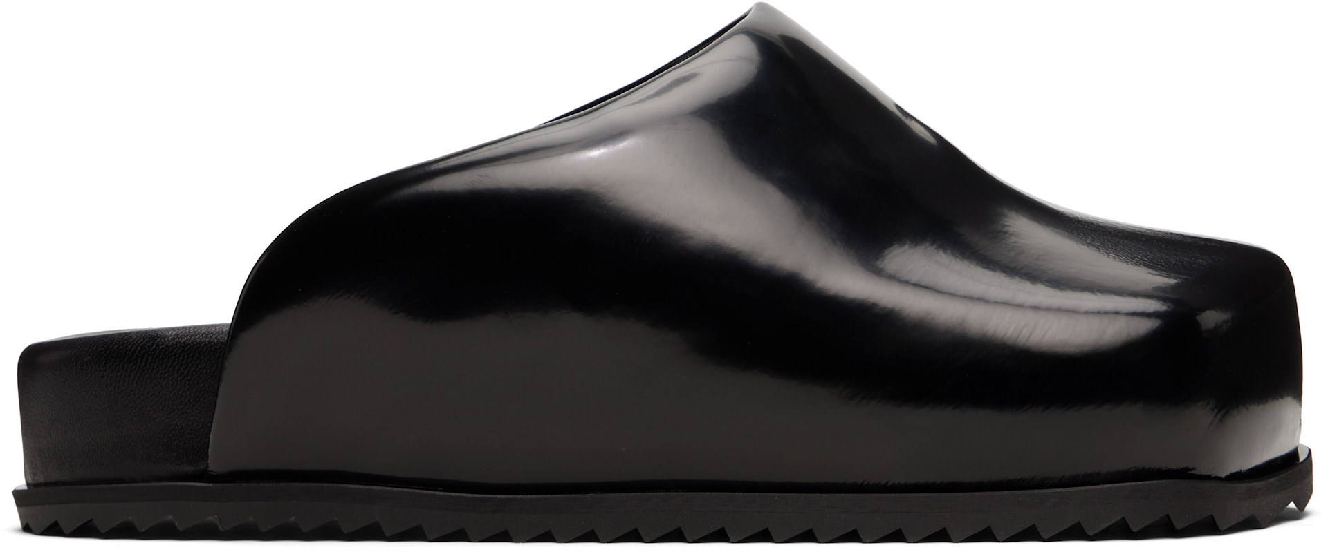 YUME YUME ローファー ブラック YUME YUME: Black Truck Slide Loafers | SSENSE