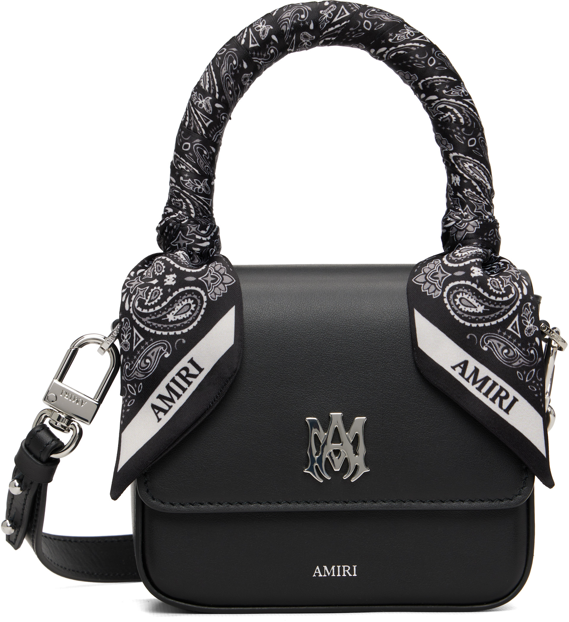 AMIRI: Black Micro MA Bag | SSENSE Canada