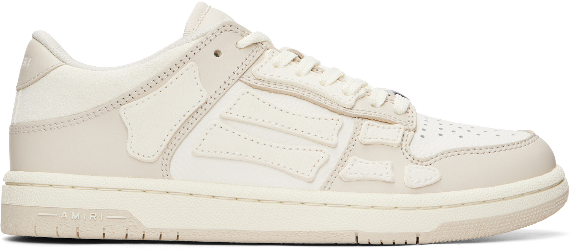 AMIRI: Off-White Skel-Top Low Sneakers | SSENSE